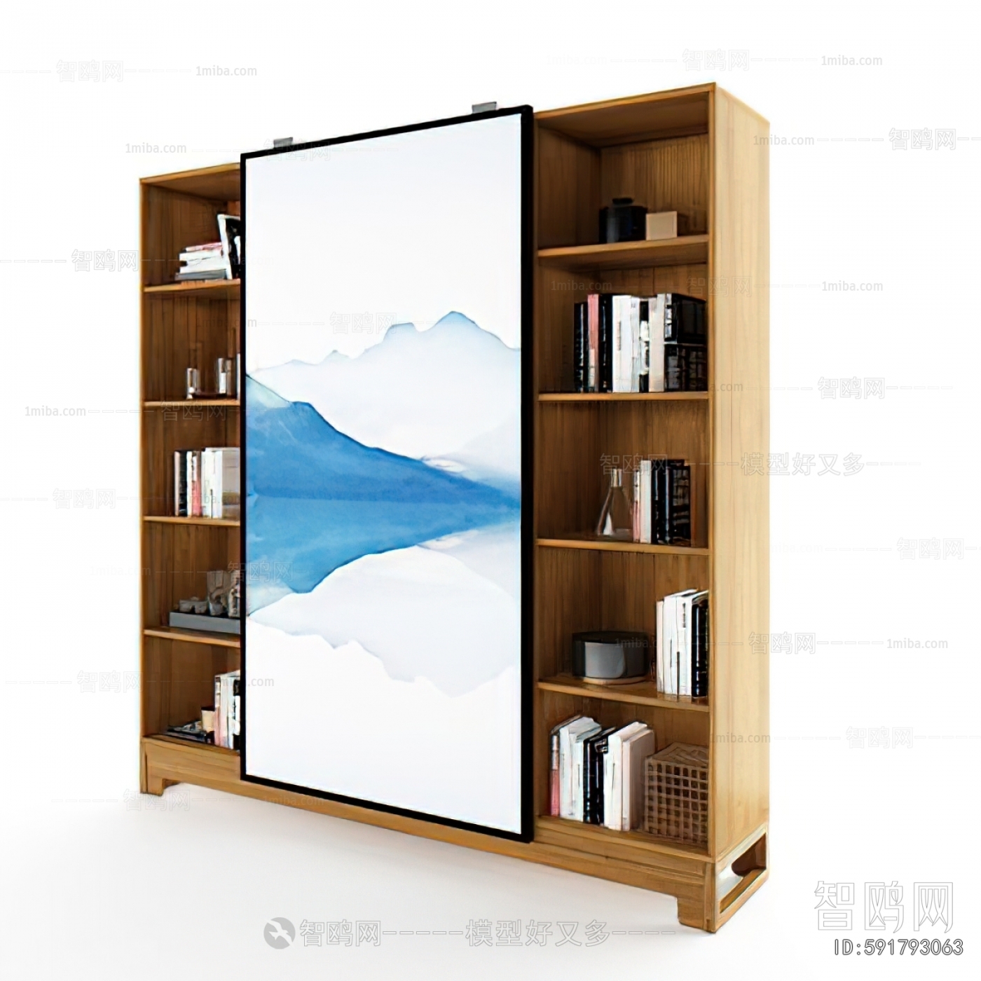 New Chinese Style Bookcase