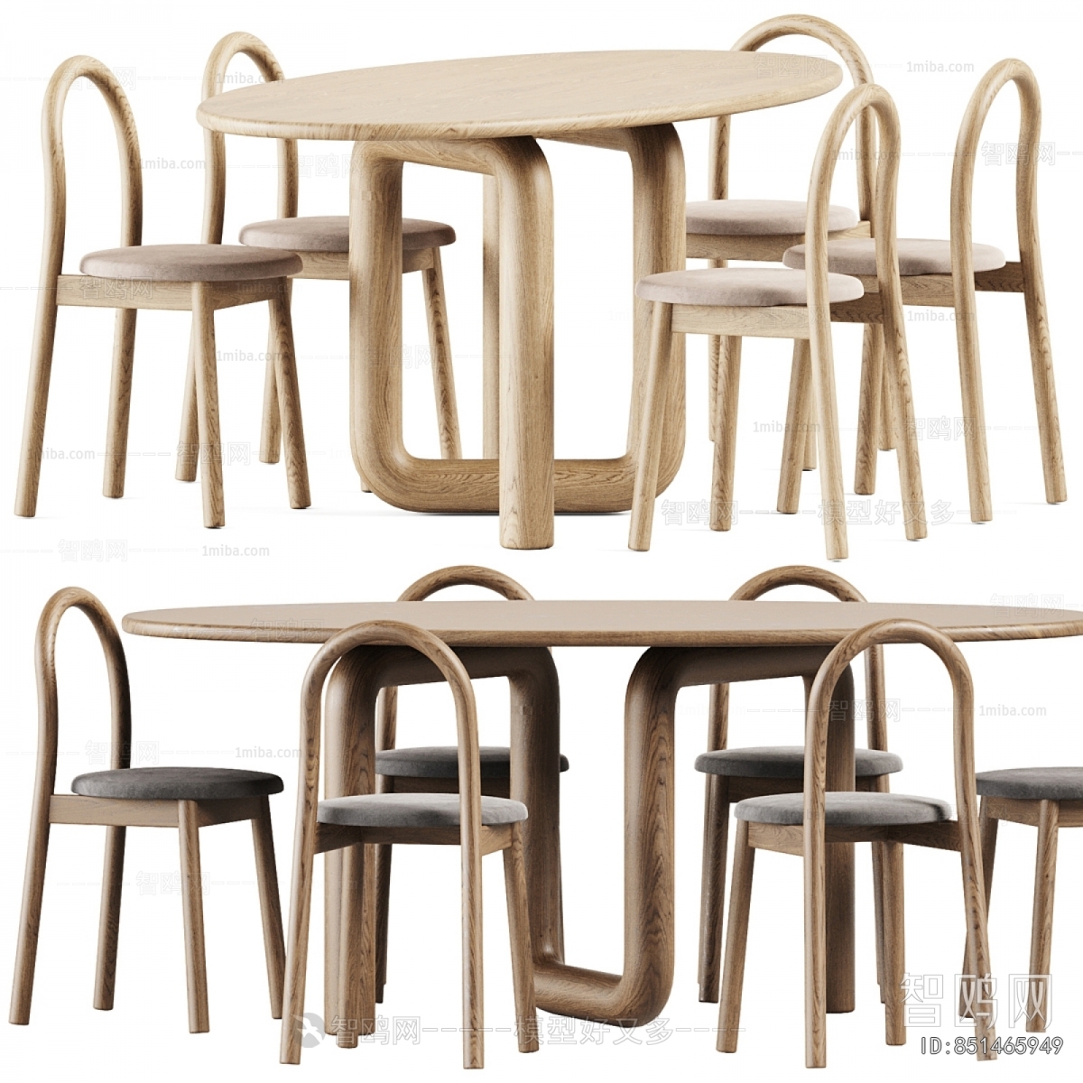 Nordic Style Dining Table And Chairs