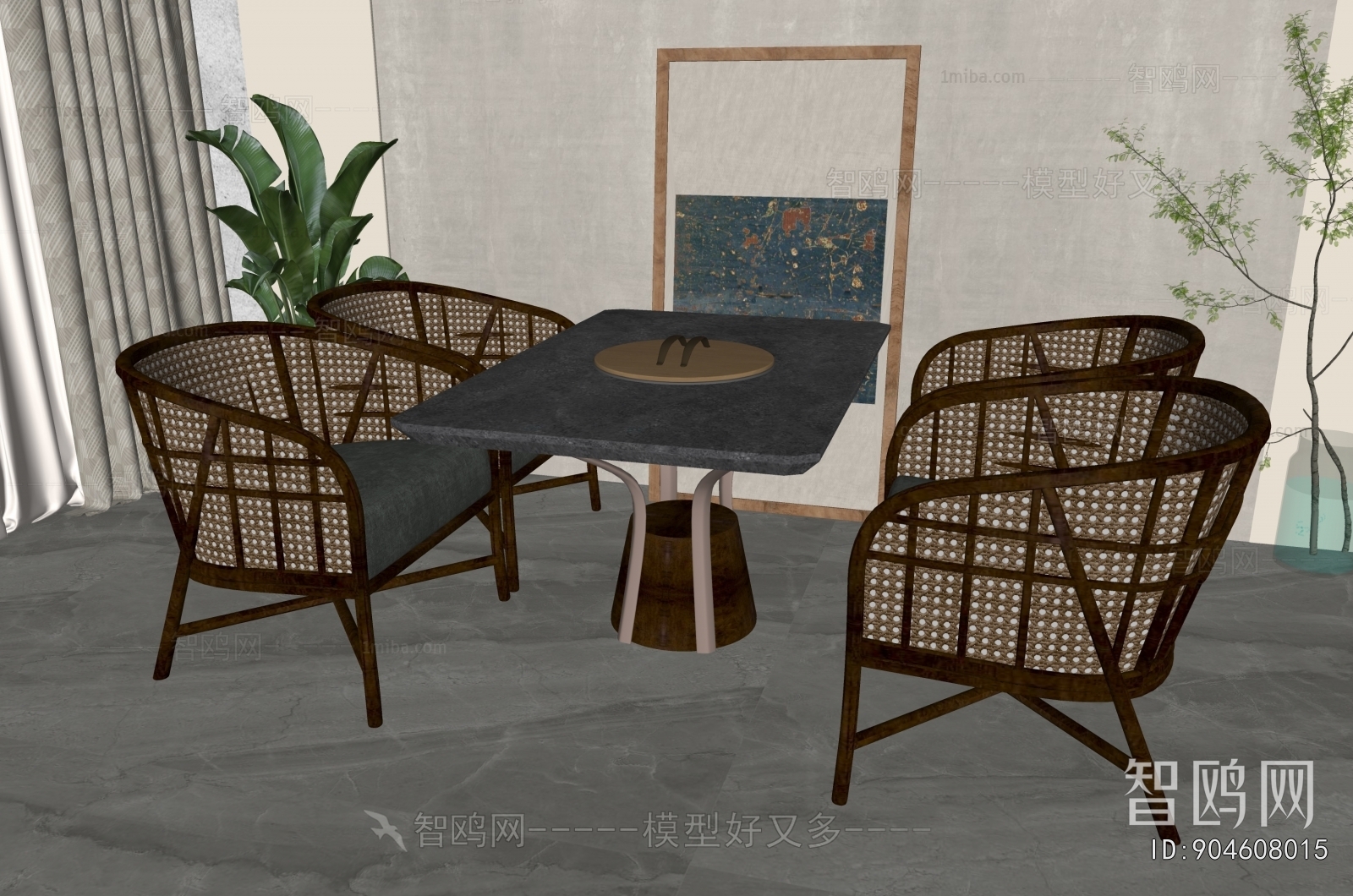 New Chinese Style Dining Table And Chairs