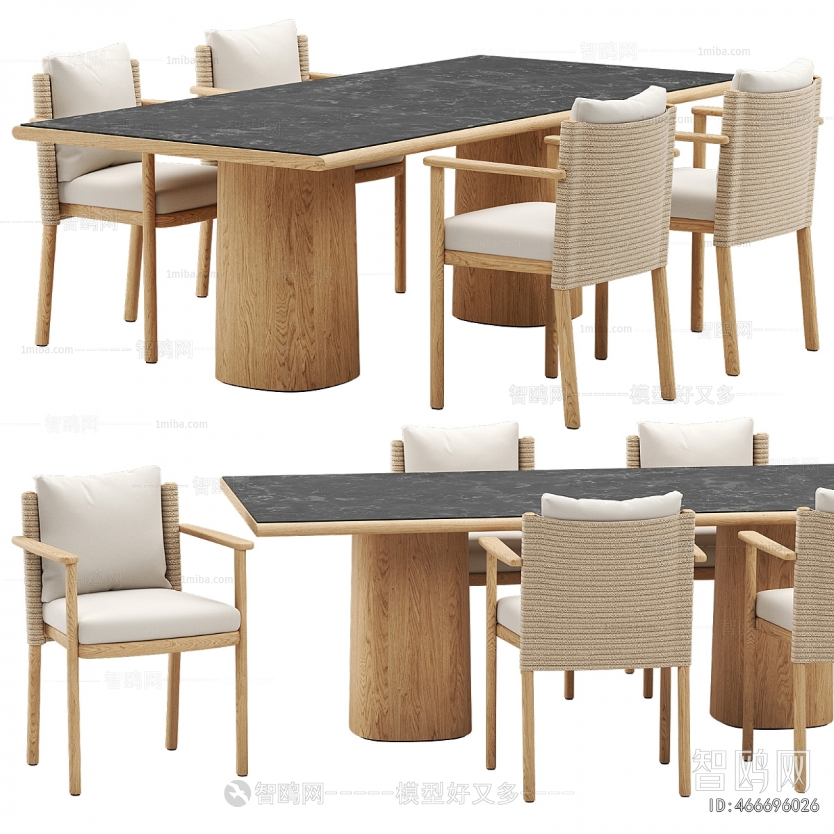 Nordic Style Dining Table And Chairs