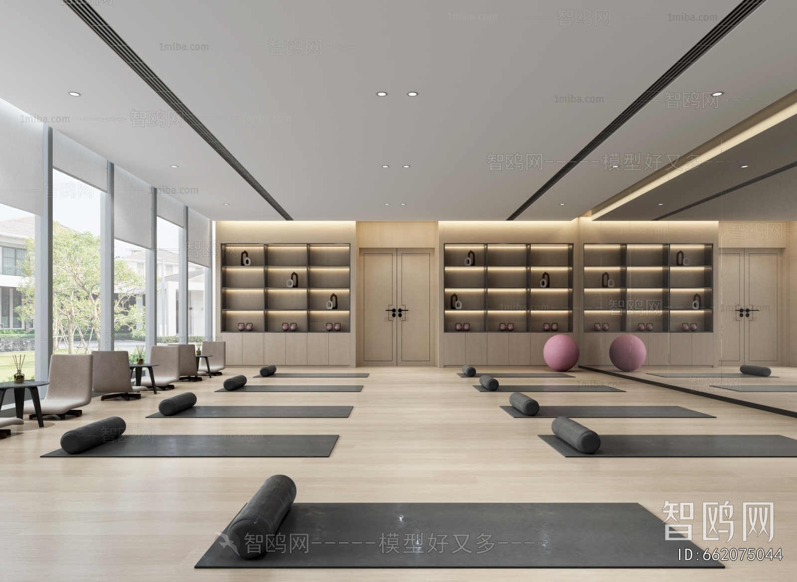 Modern Yoga Room