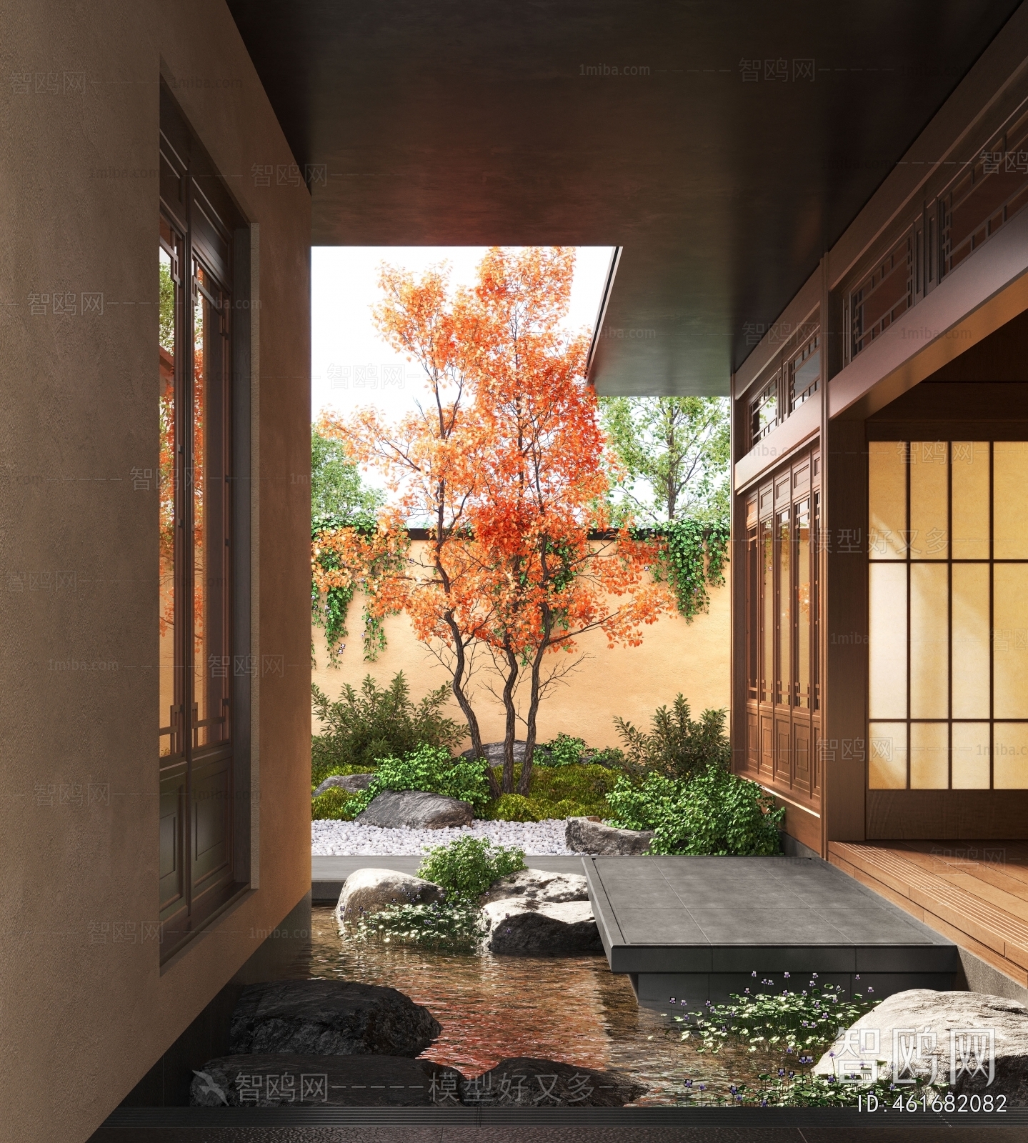 New Chinese Style Courtyard/landscape