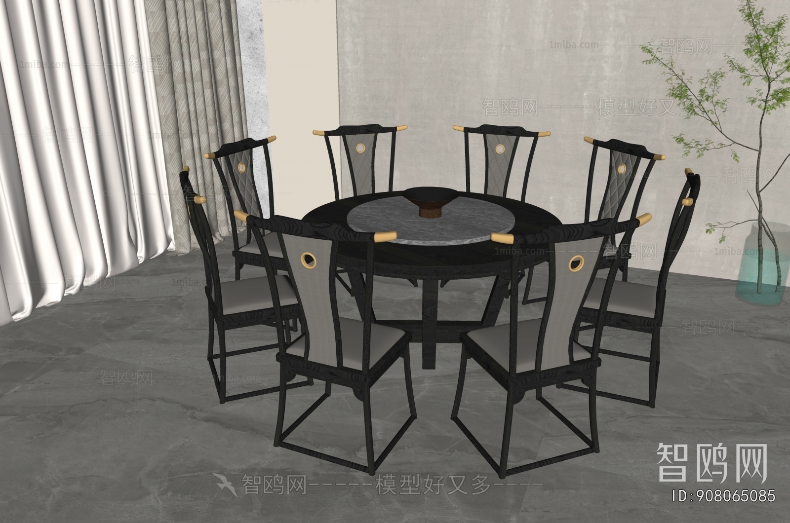 New Chinese Style Dining Table And Chairs