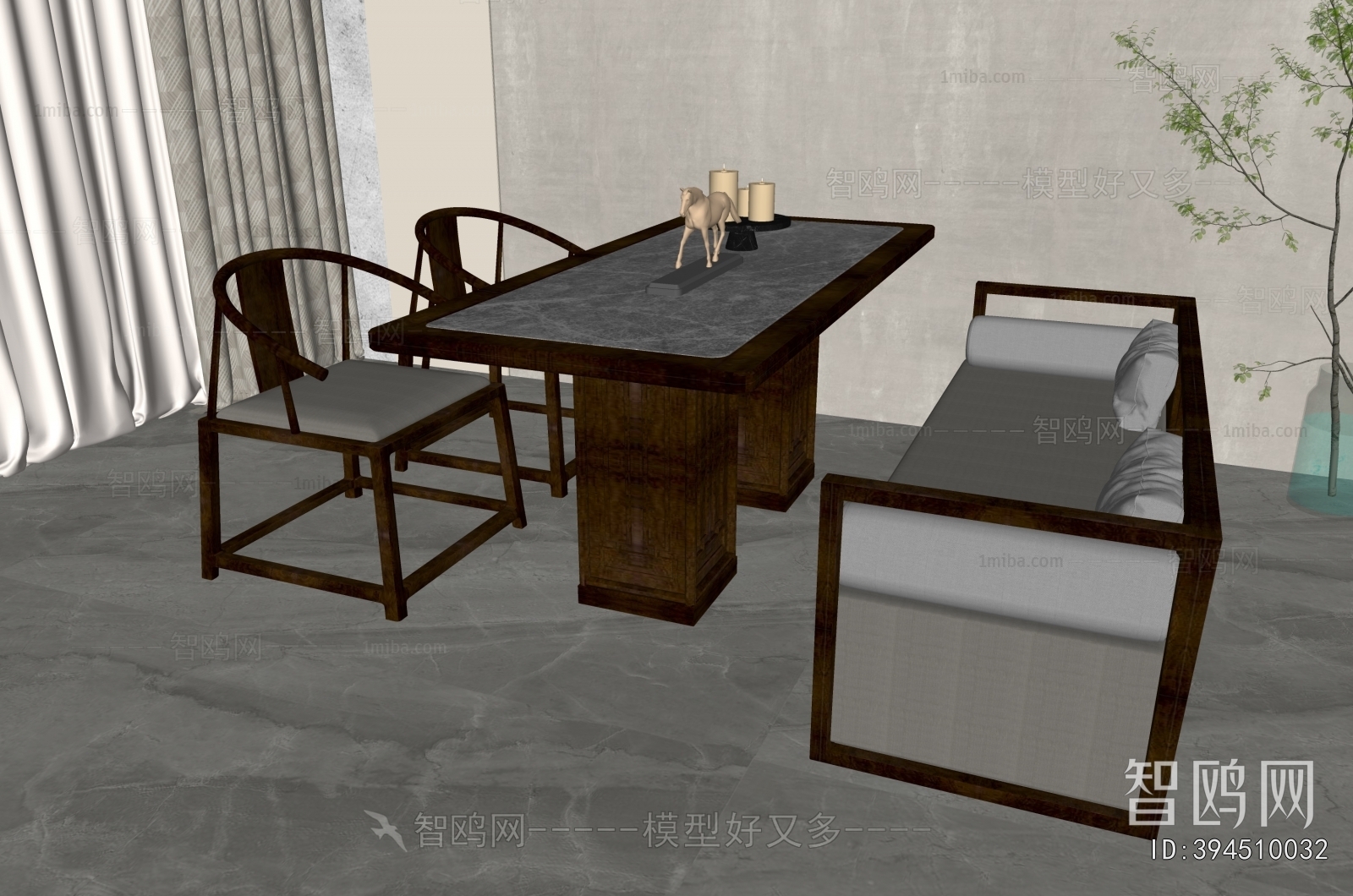 New Chinese Style Dining Table And Chairs