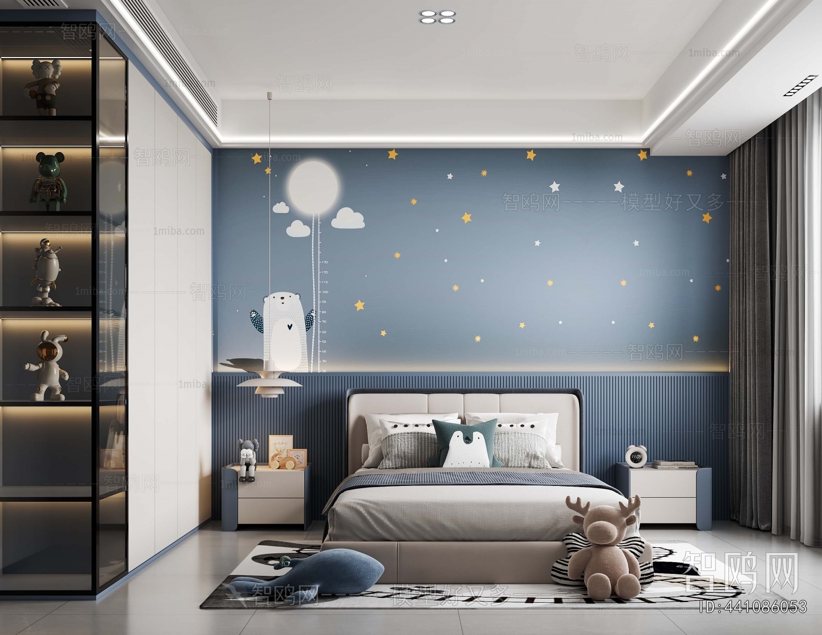 Modern Boy's Room And Son's Room