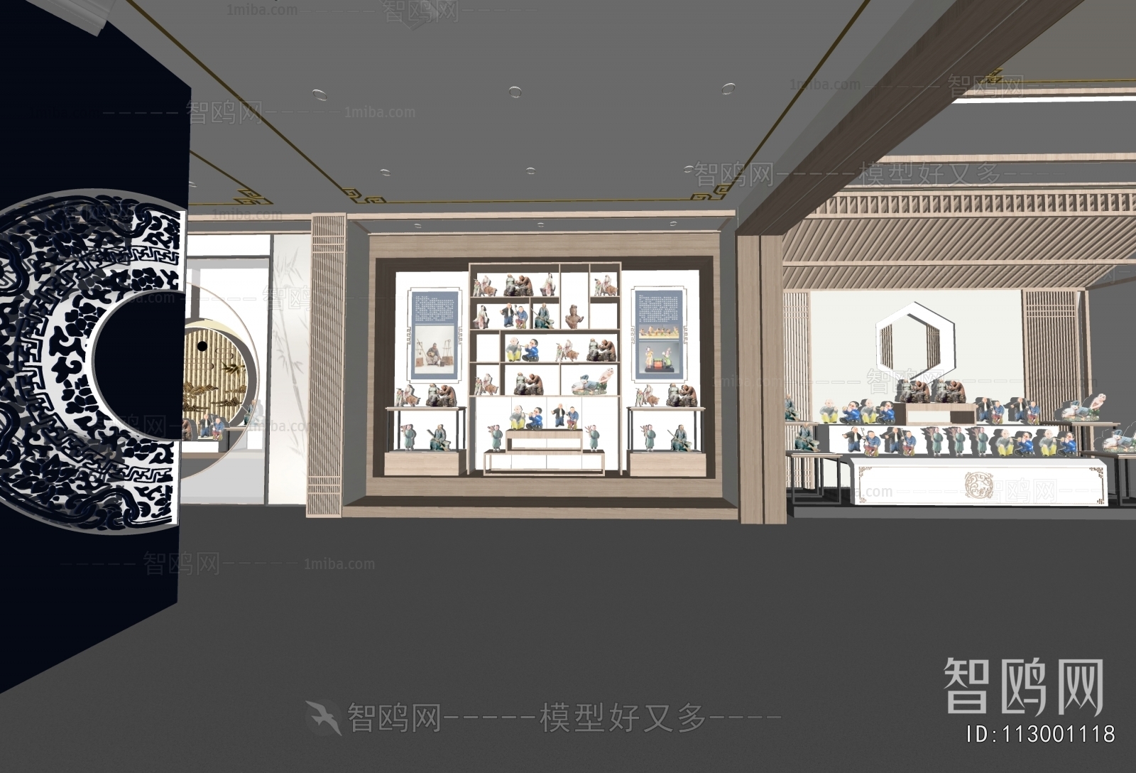 New Chinese Style Exhibition Hall