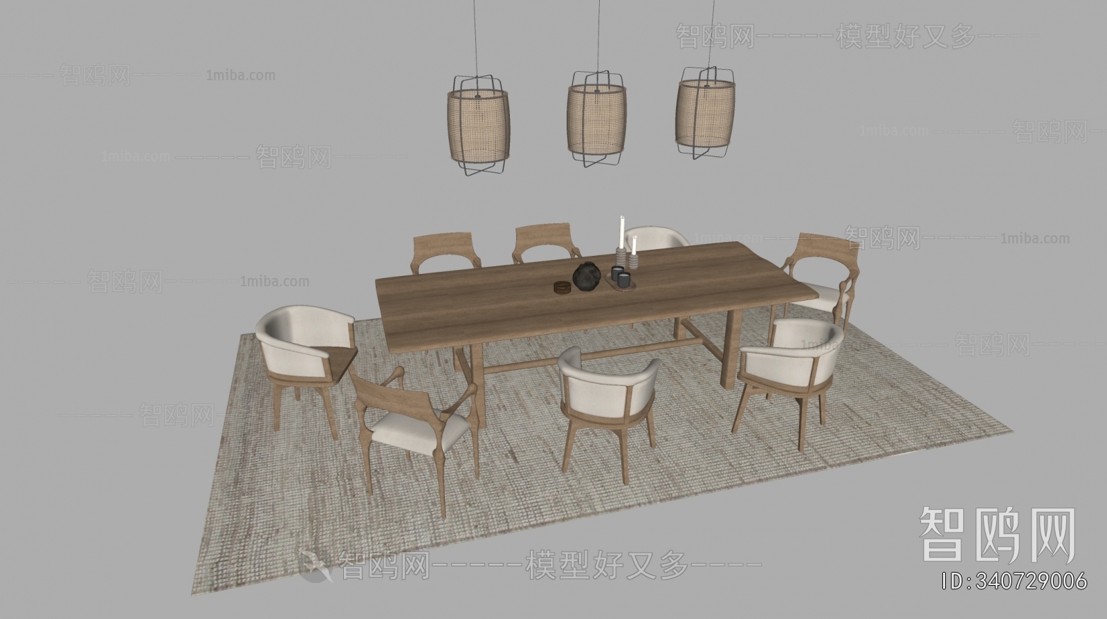 New Chinese Style Dining Table And Chairs