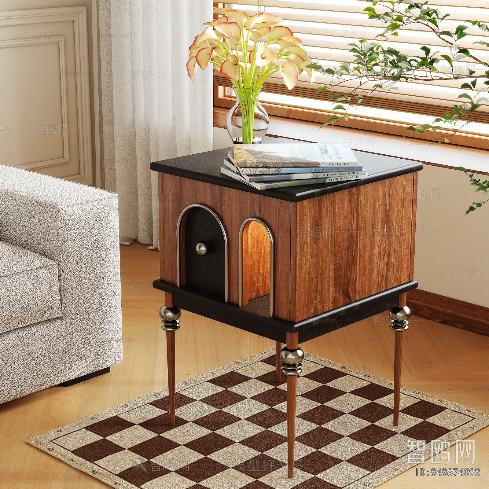 French Style Side Table/corner Table