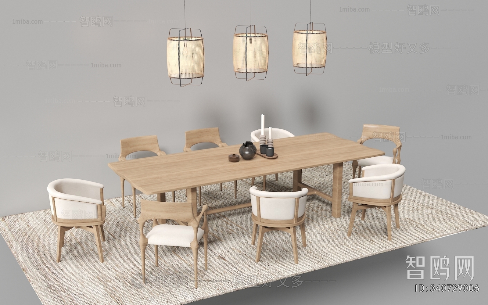 New Chinese Style Dining Table And Chairs