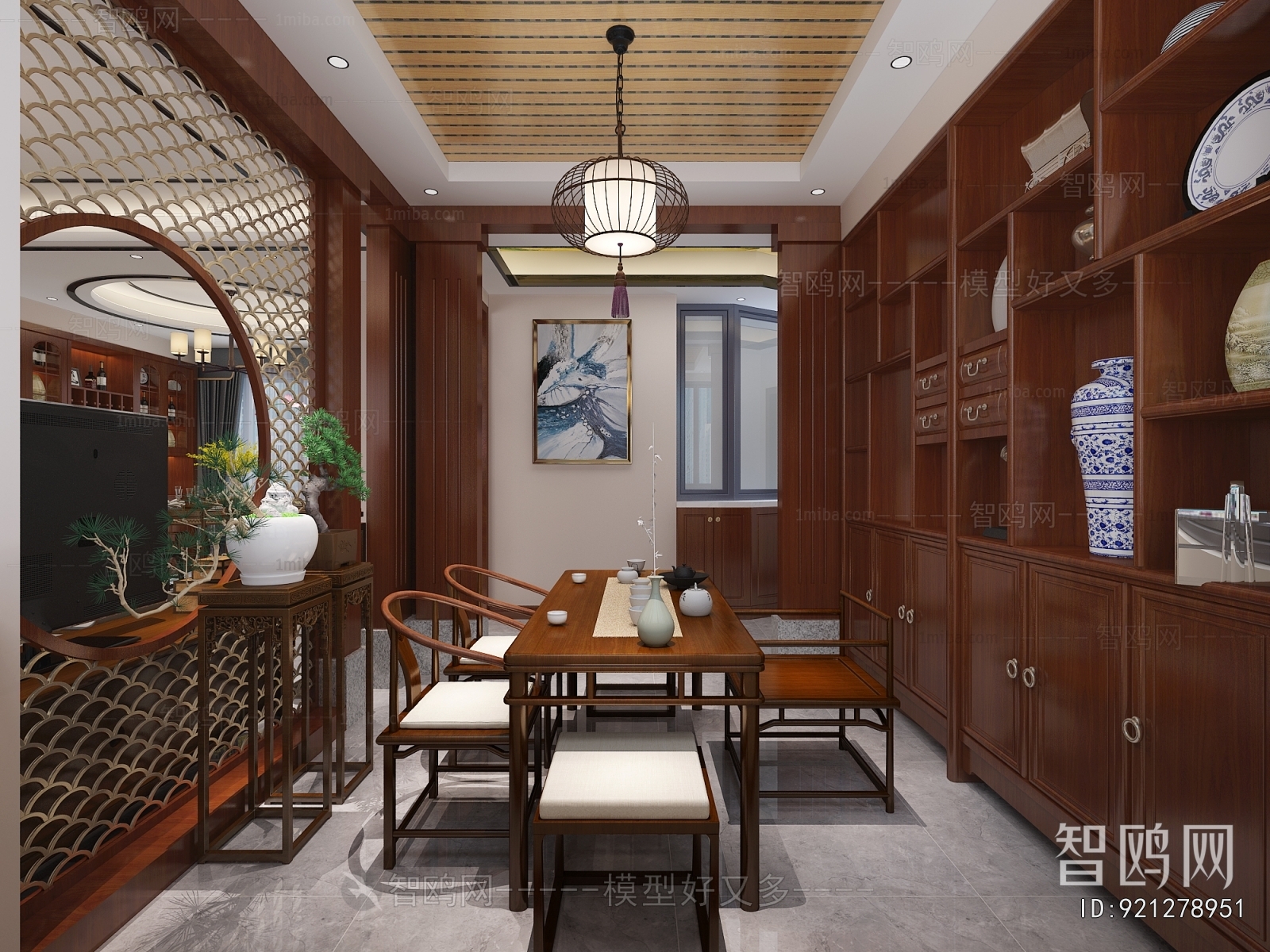 New Chinese Style Dining Room