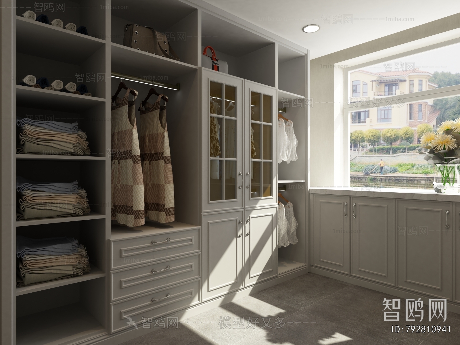 Modern Clothes Storage Area