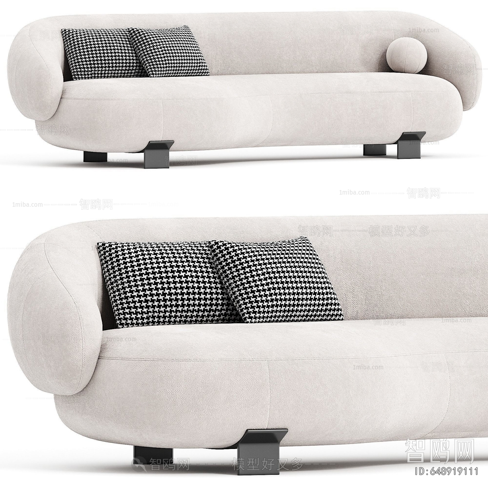 Modern Three-seat Sofa