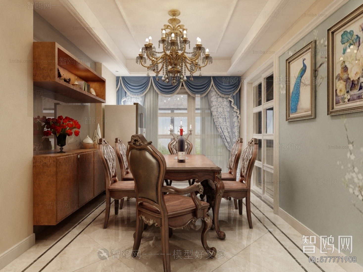 European Style Dining Room