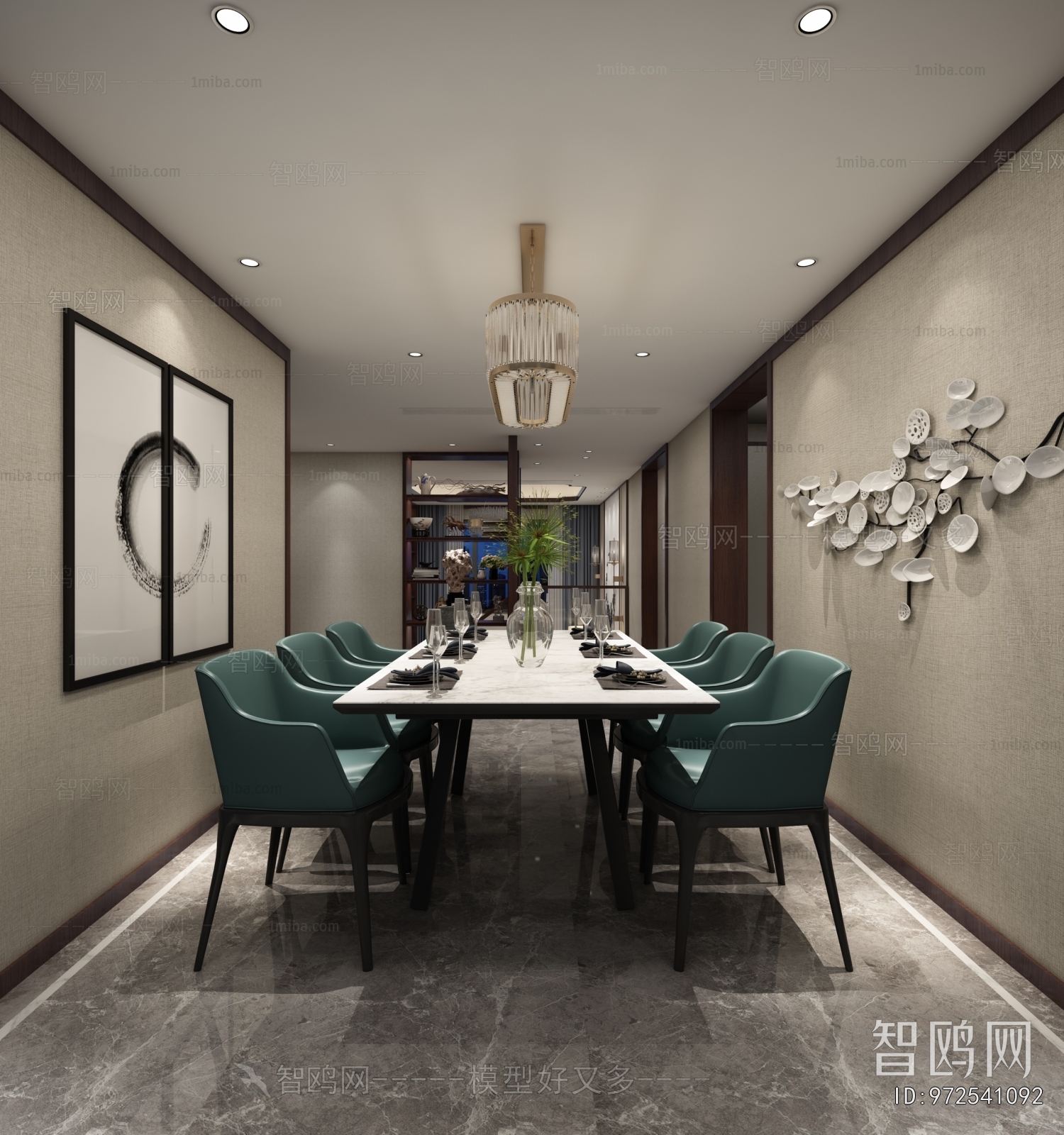 New Chinese Style Dining Room