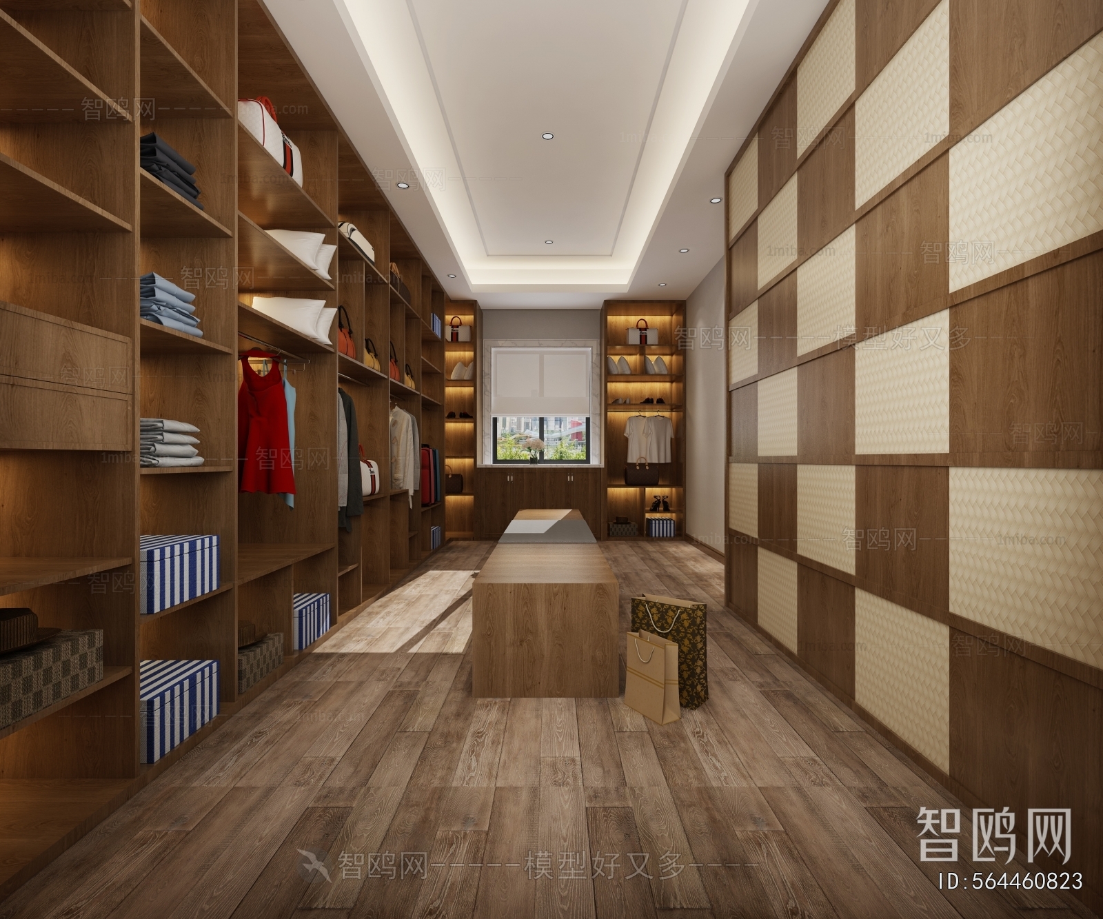 Modern Clothes Storage Area