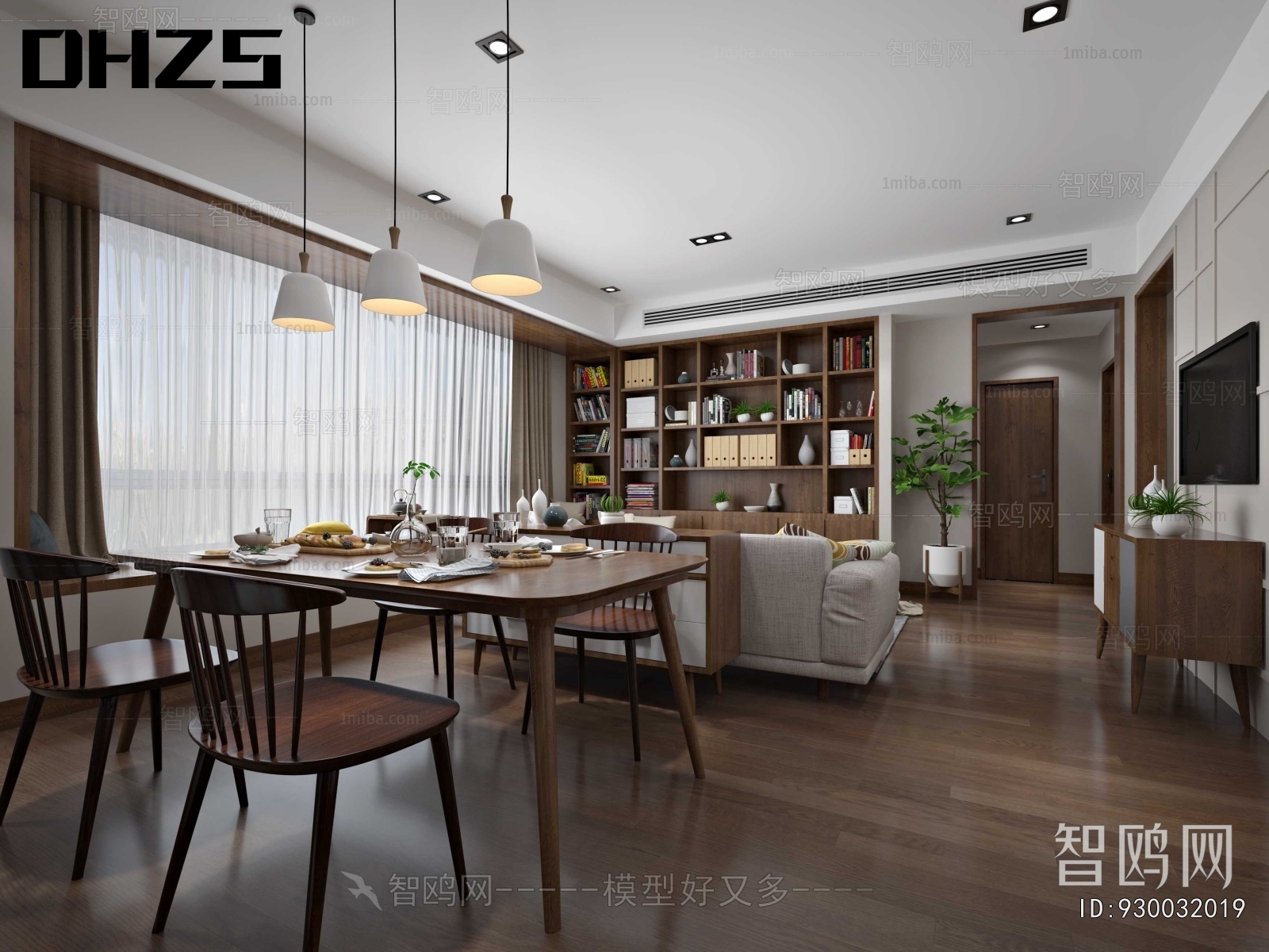 New Chinese Style Dining Room