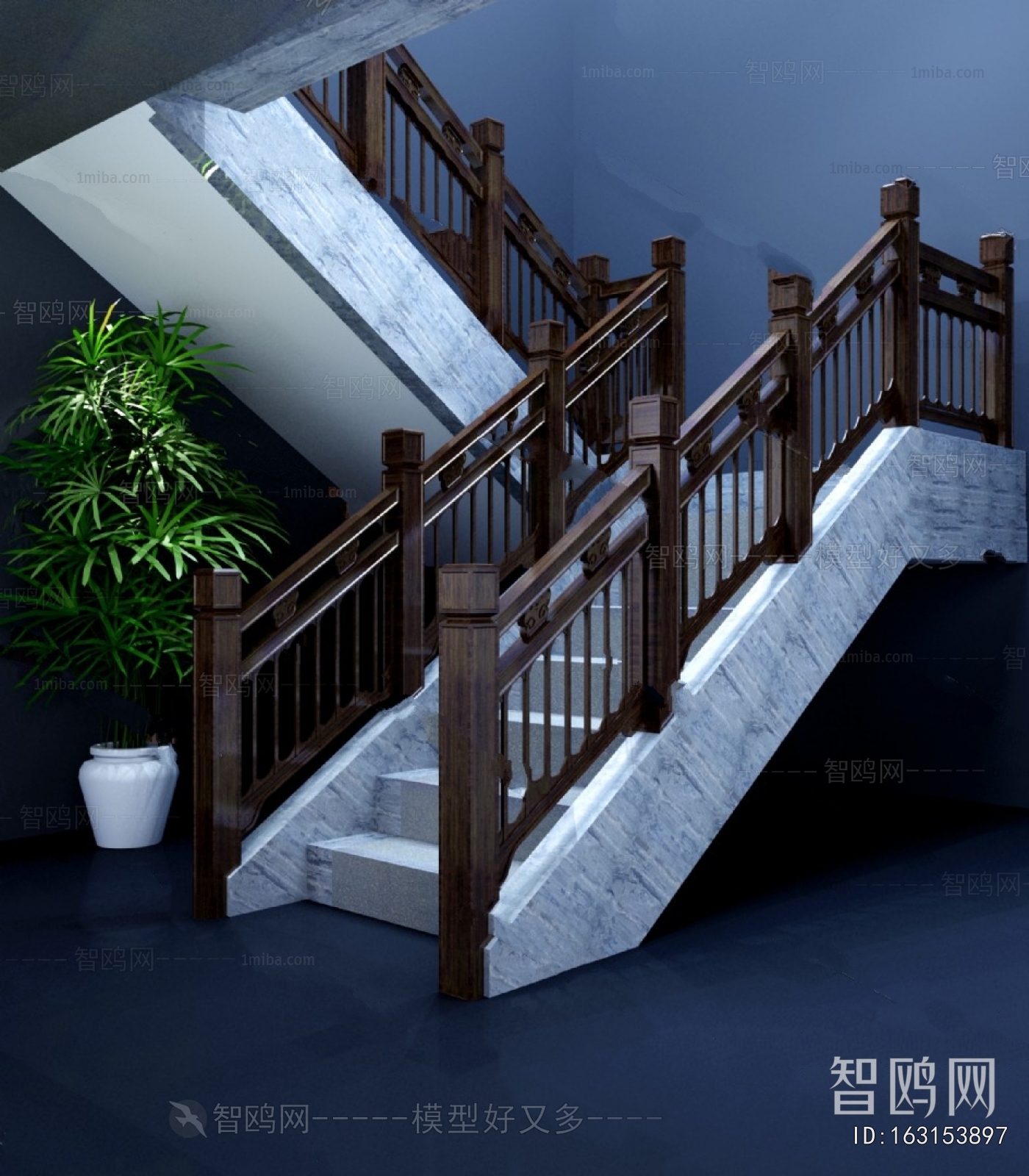 New Chinese Style Staircase