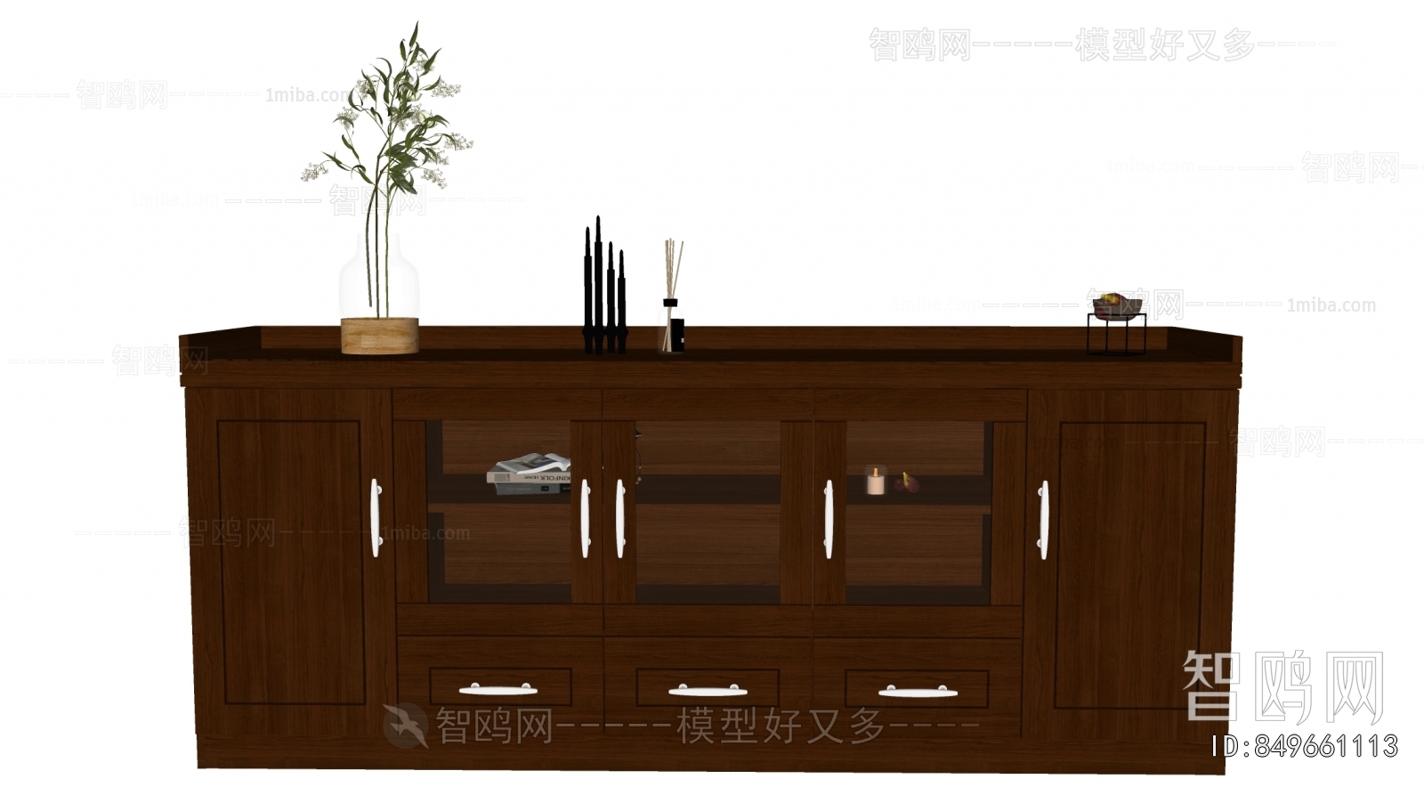 New Chinese Style Side Cabinet