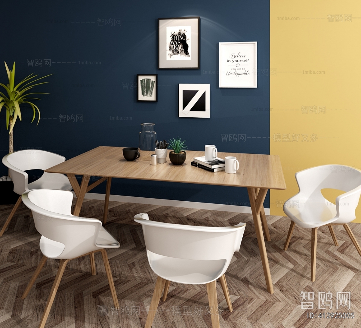 Nordic Style Dining Table And Chairs