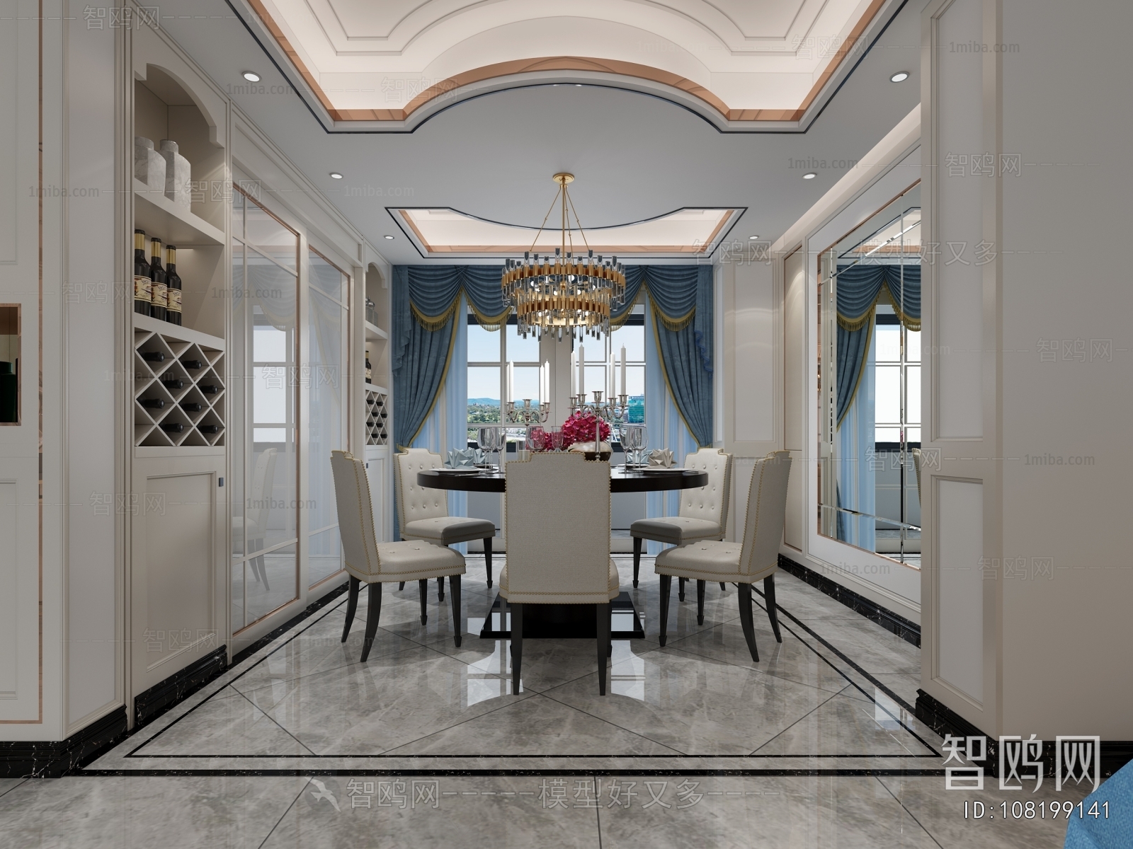 New Classical Style Dining Room