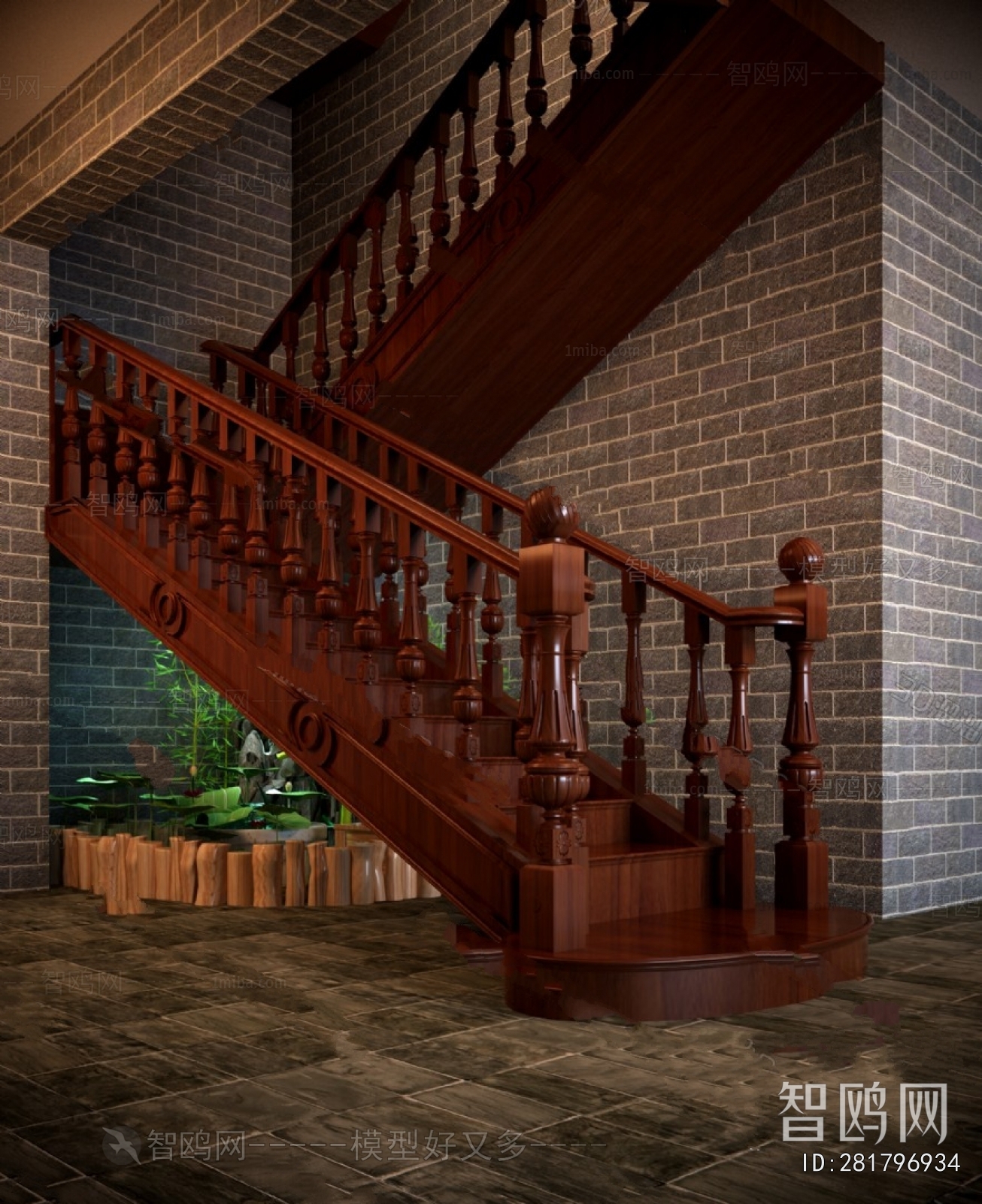 New Chinese Style Staircase