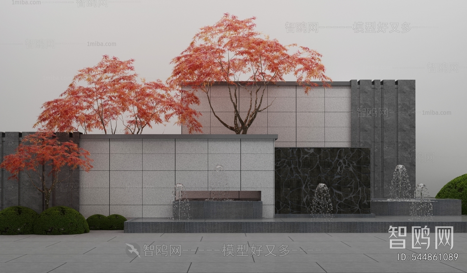 New Chinese Style Landscape Wall