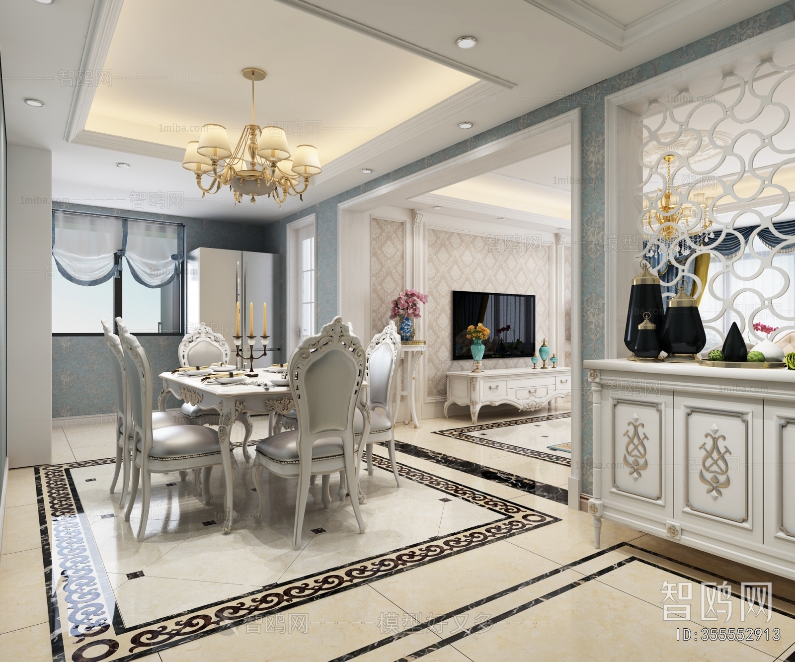 European Style Dining Room