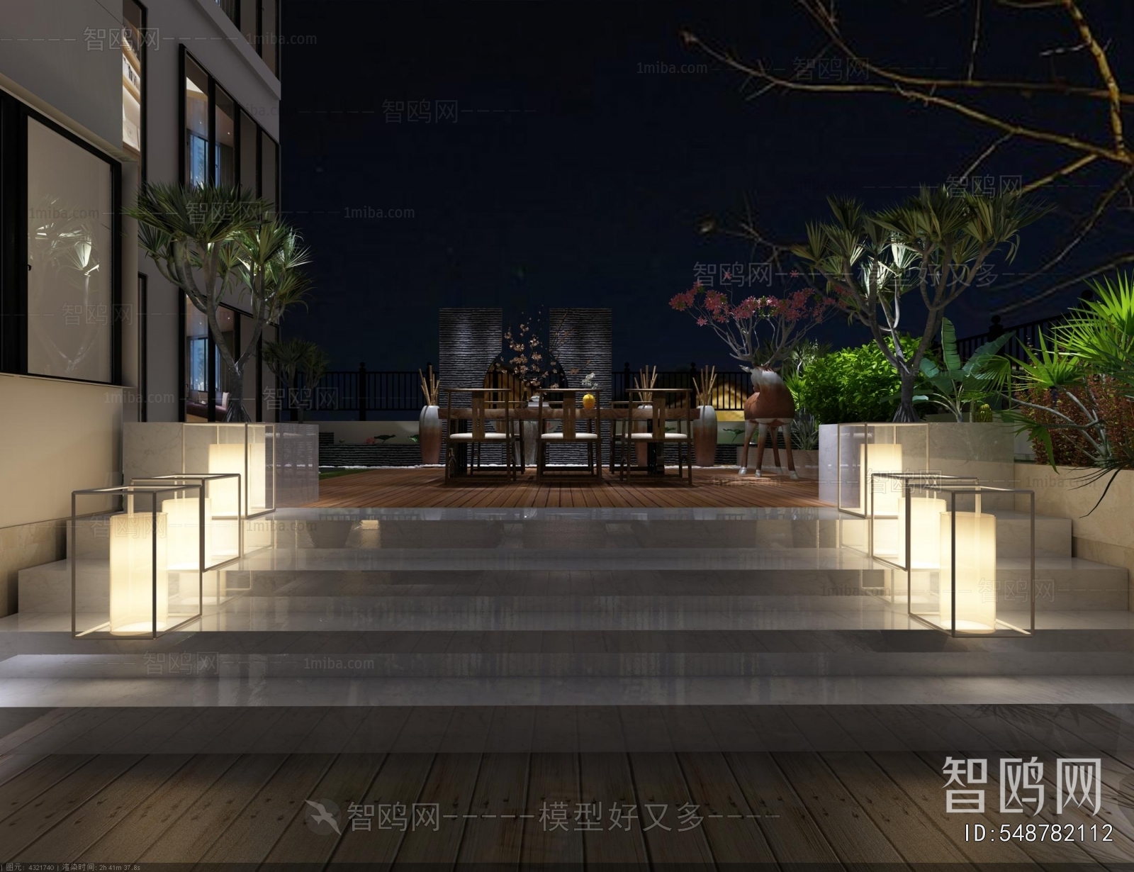 New Chinese Style Courtyard/landscape