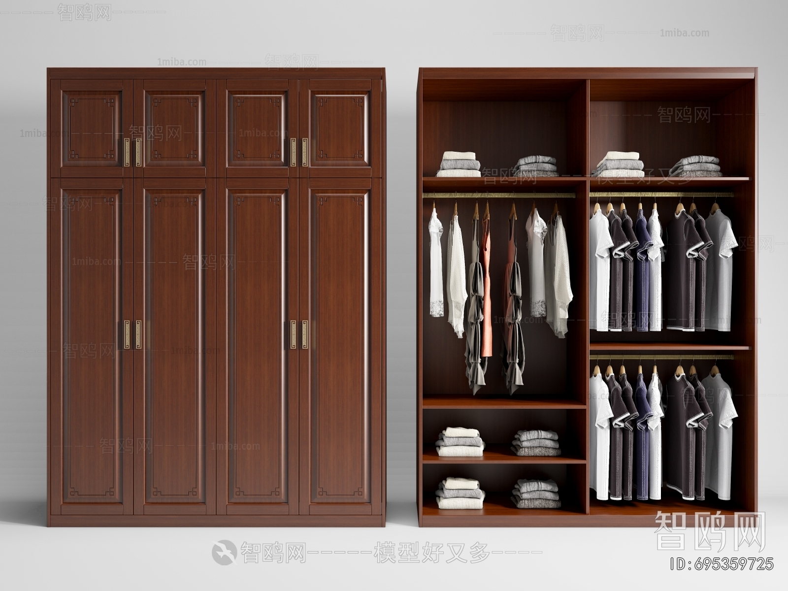 New Chinese Style The Wardrobe