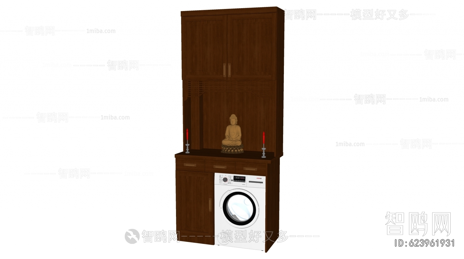 New Chinese Style Laundry Cabinet