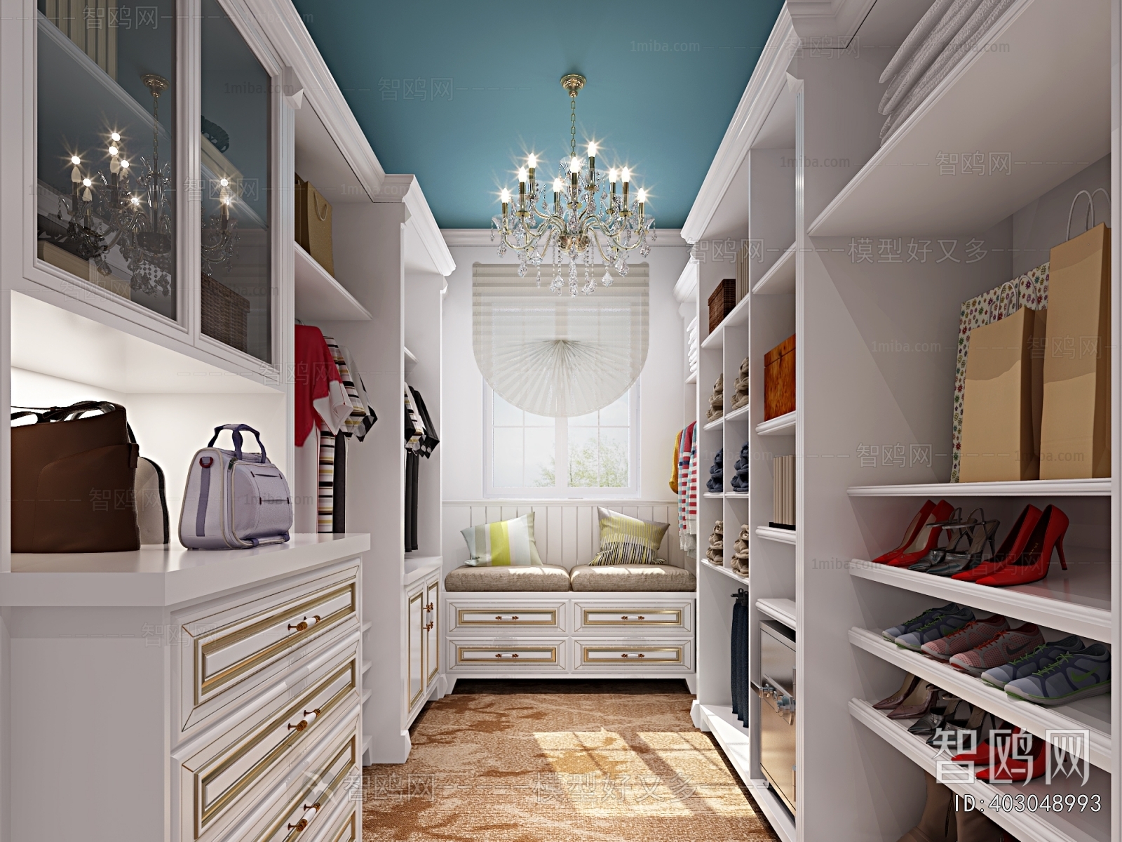 European Style Clothes Storage Area