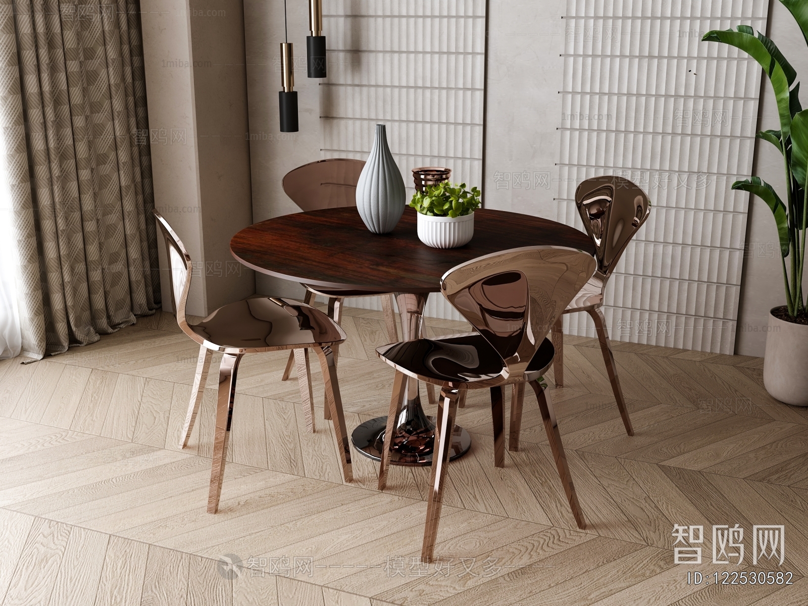 Nordic Style Dining Table And Chairs