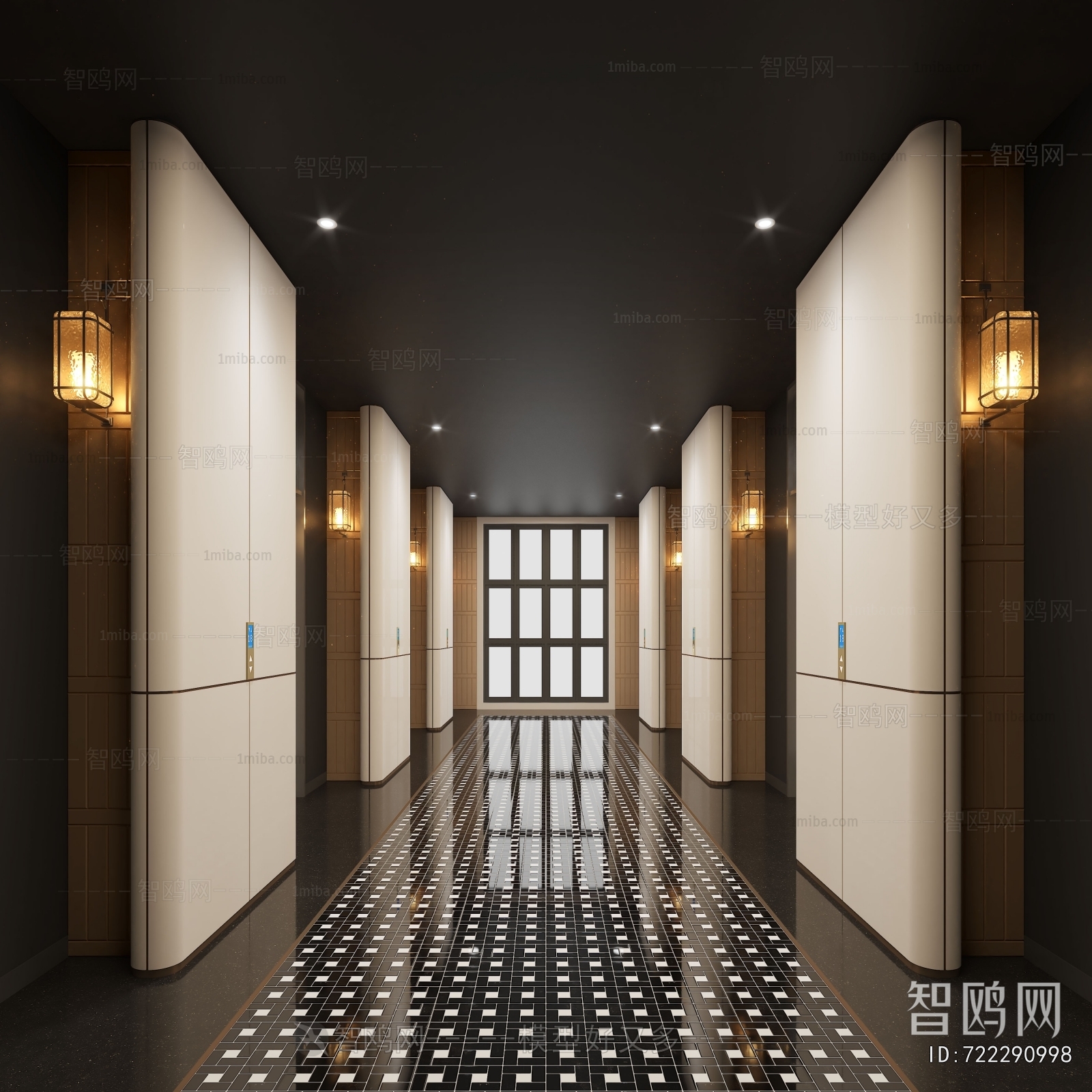 New Chinese Style Corridor/elevator Hall