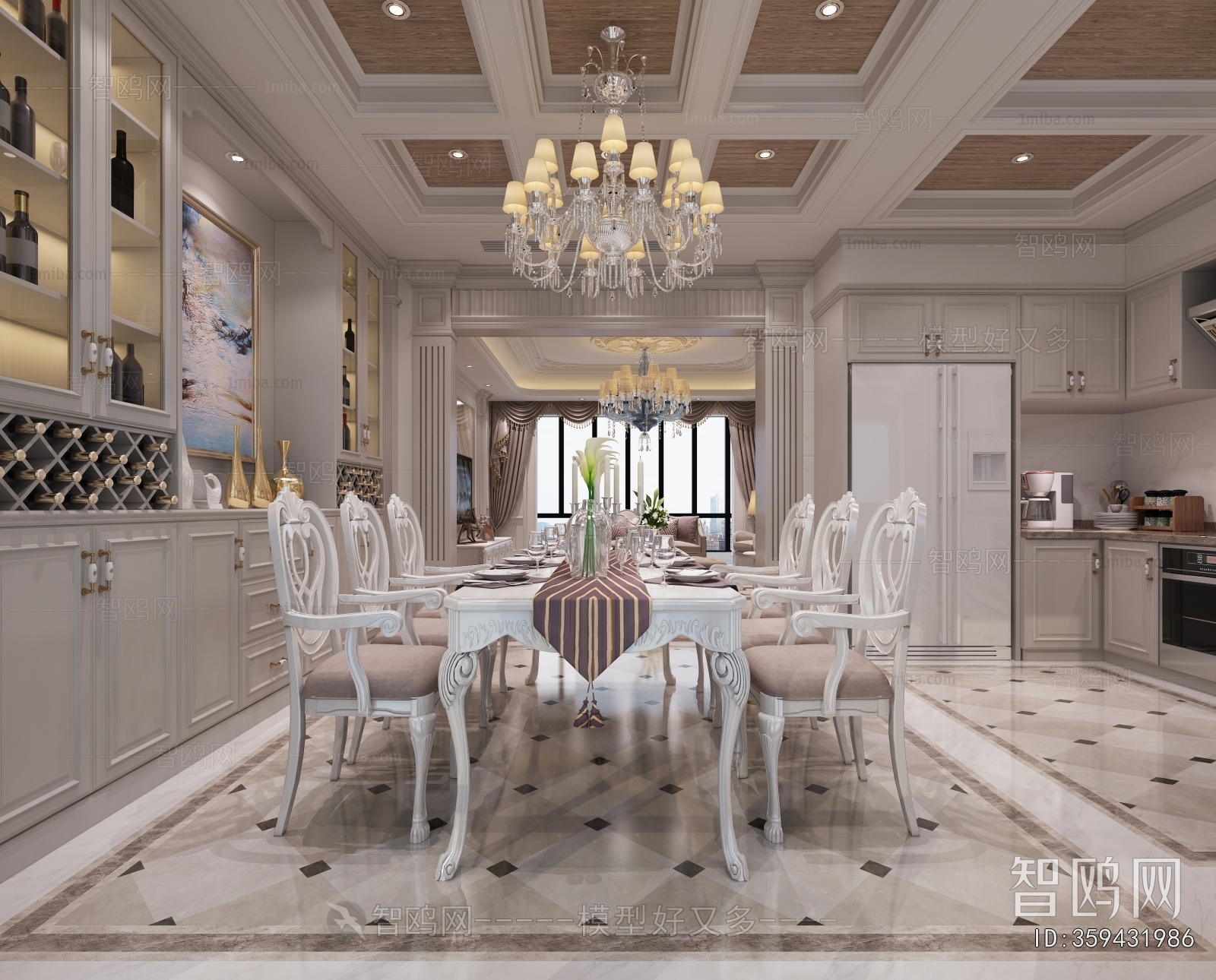 European Style Dining Room