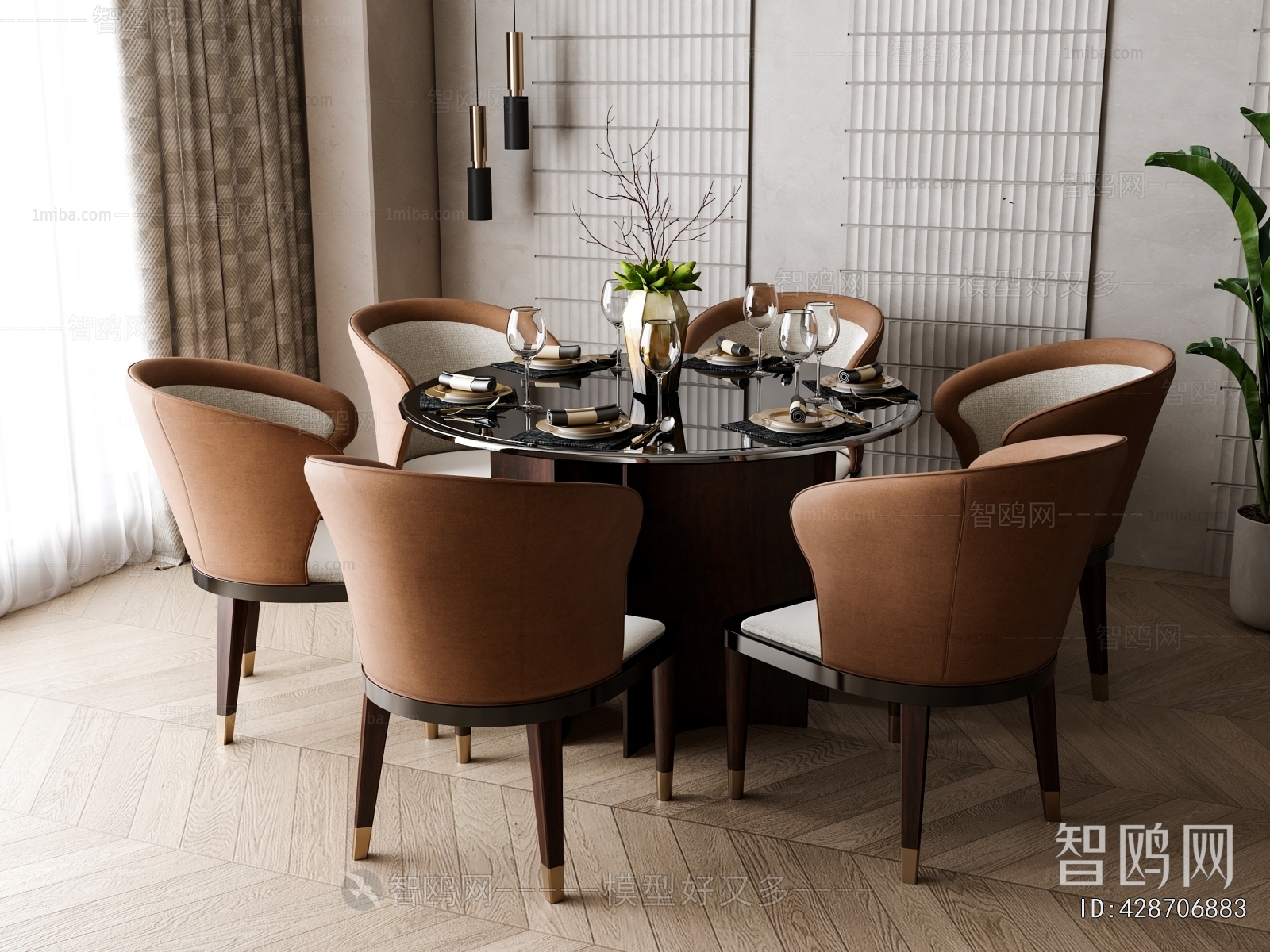 New Chinese Style Dining Table And Chairs