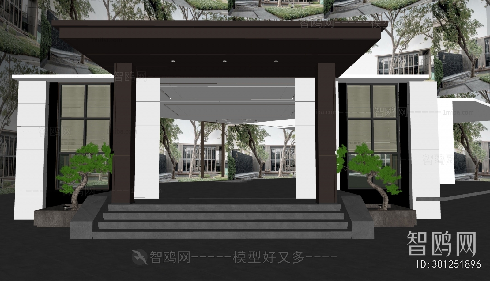 New Chinese Style Facade Element