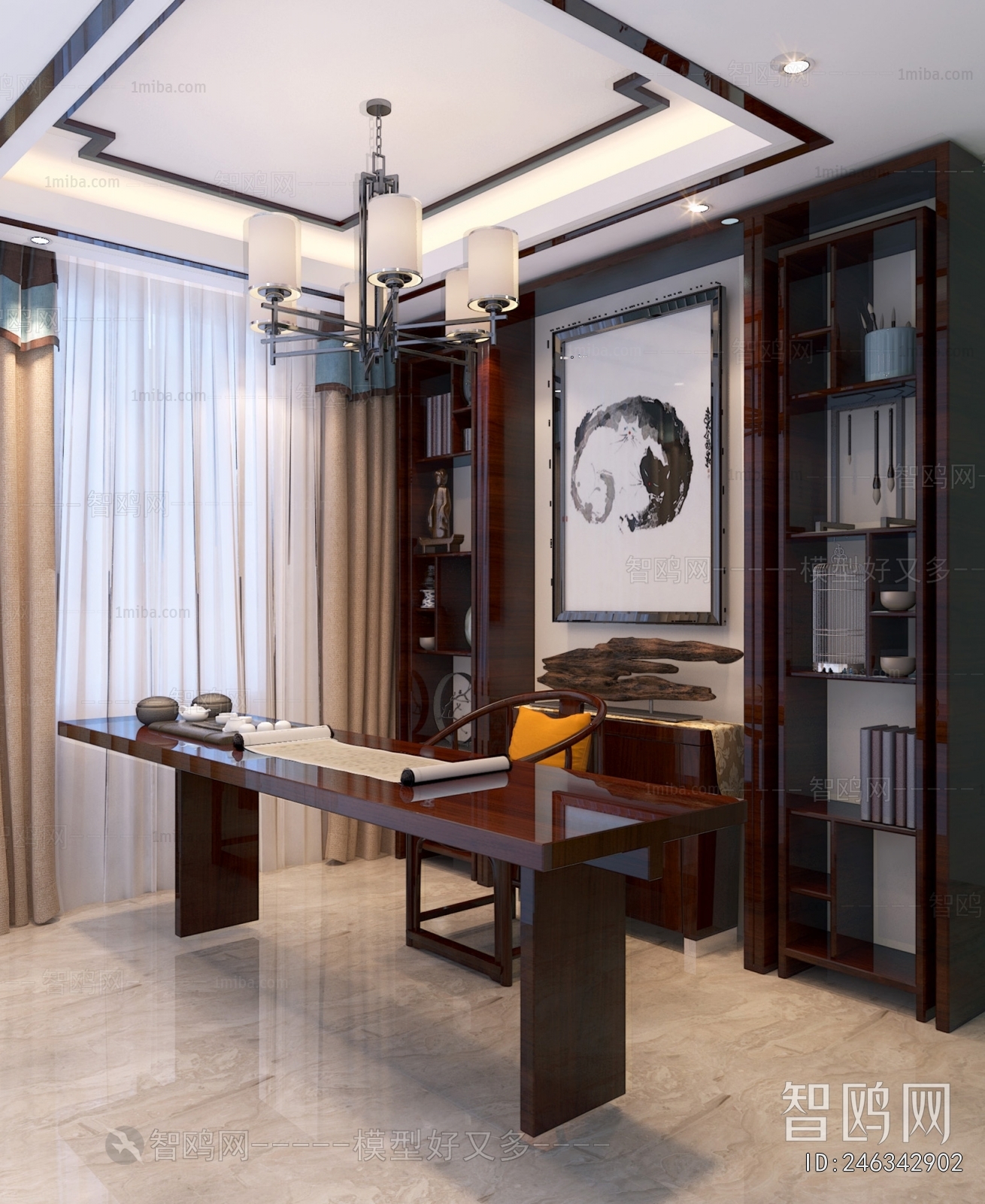 New Chinese Style Dining Room