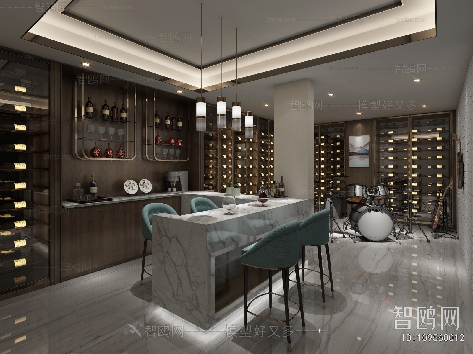 Modern Wine Cellar/Wine Tasting Room