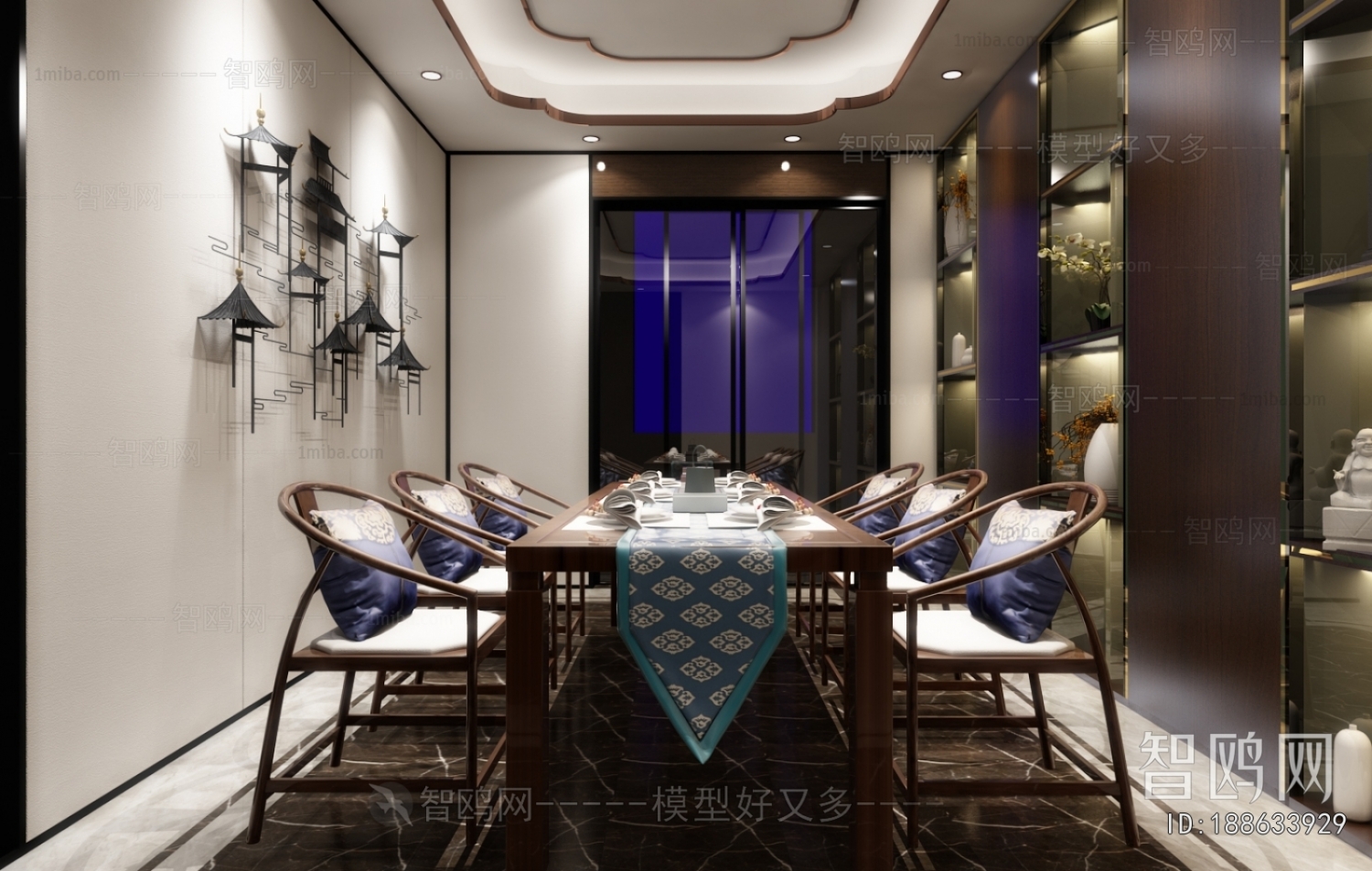 New Chinese Style Dining Room