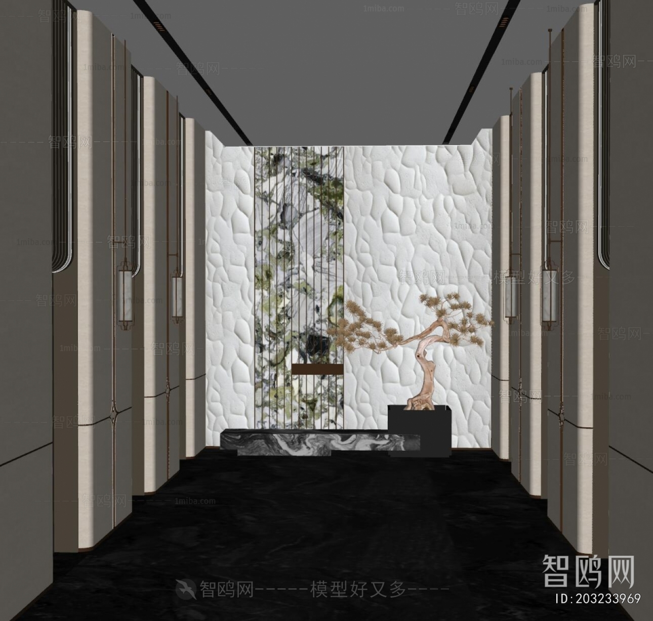 Modern Corridor/elevator Hall