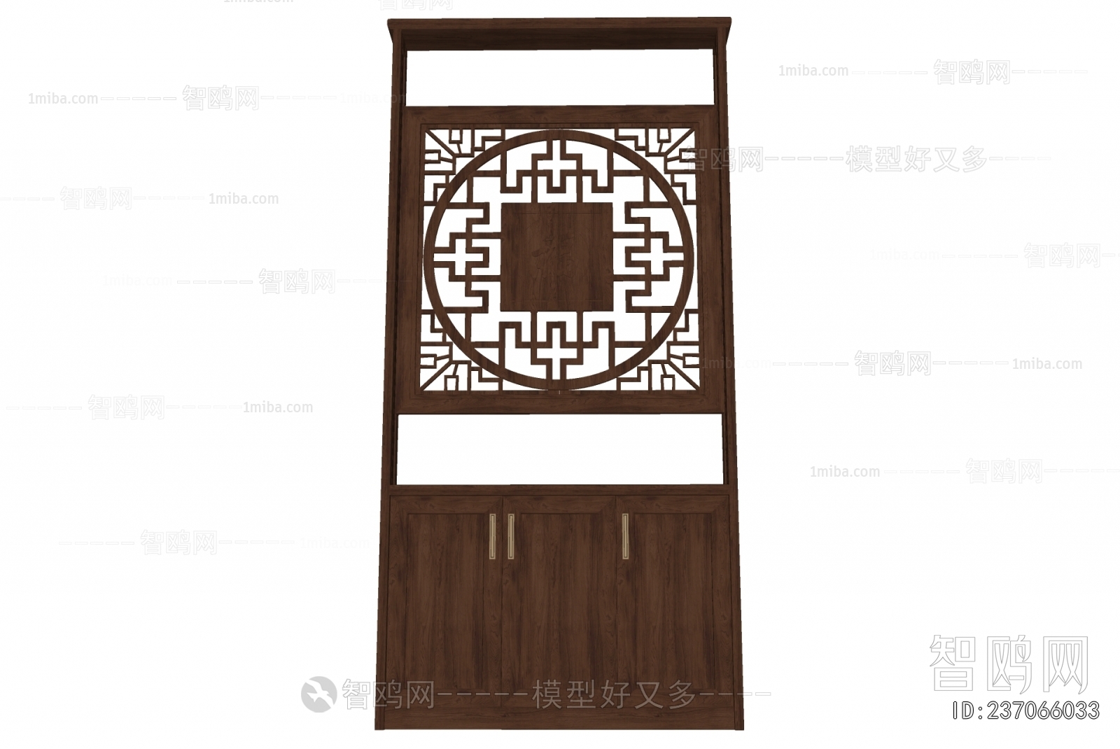 New Chinese Style Wooden Screen Partition