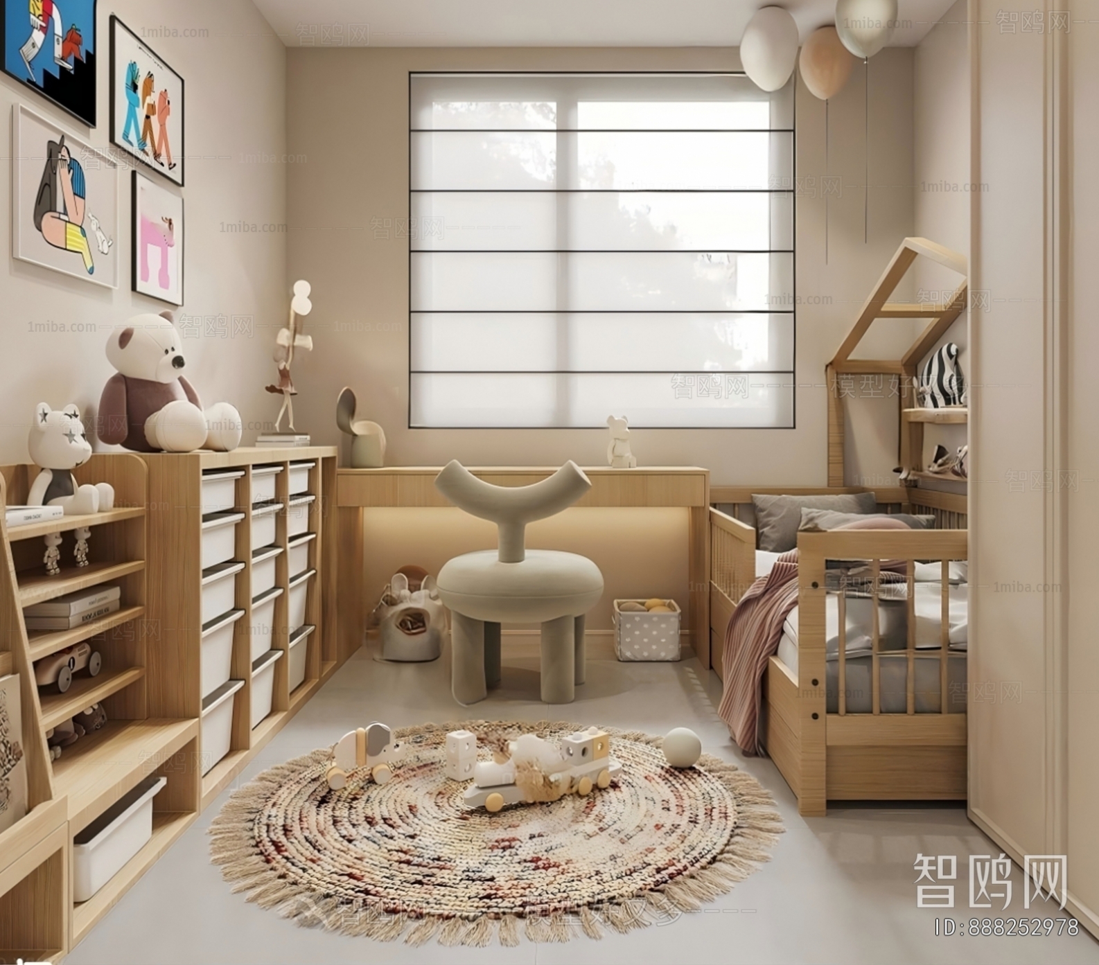 Nordic Style Children's Room