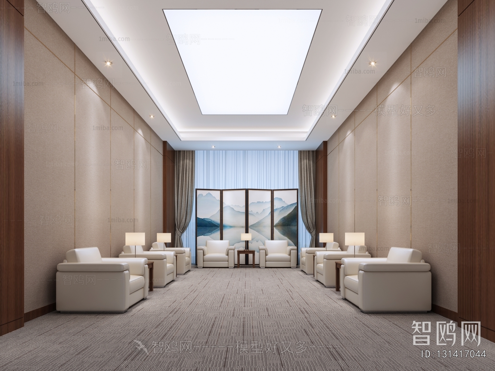 New Chinese Style Reception Room