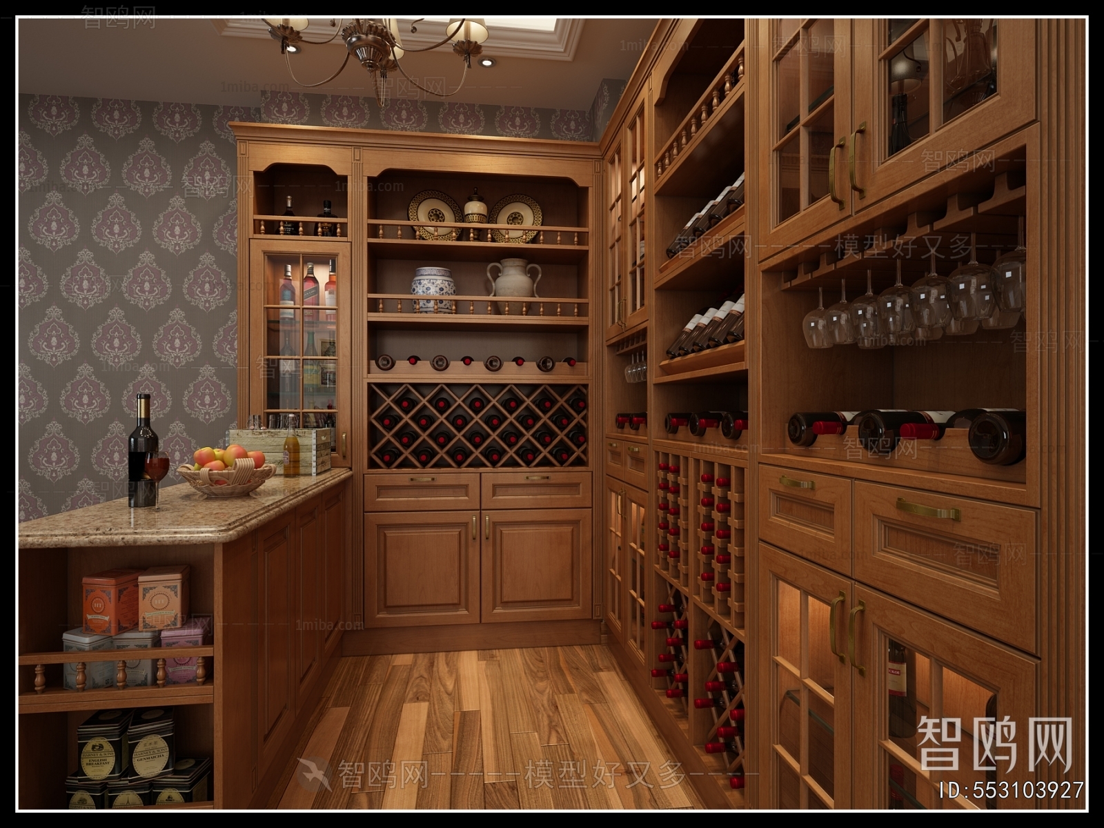 European Style Wine Cabinet