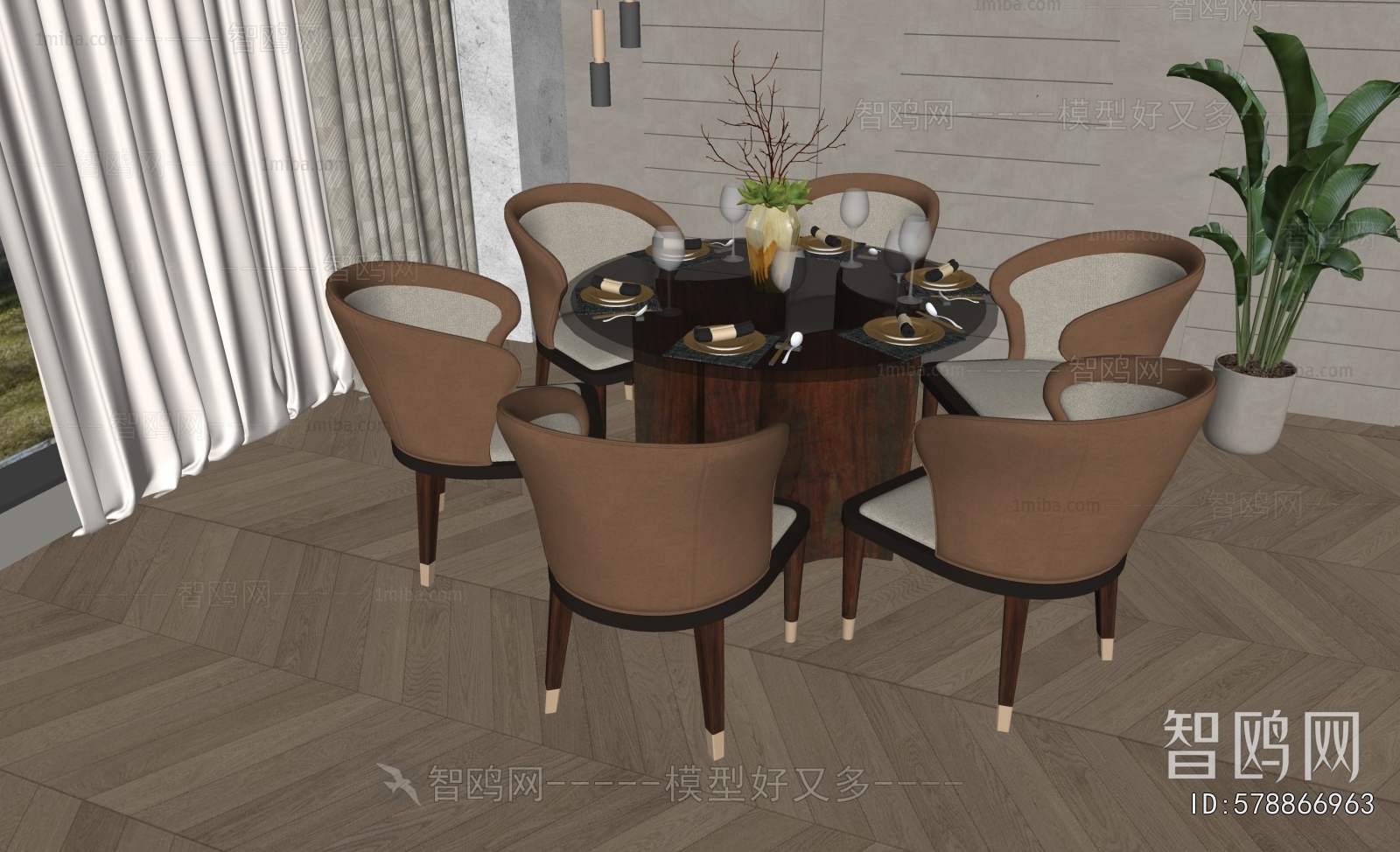 New Chinese Style Dining Table And Chairs