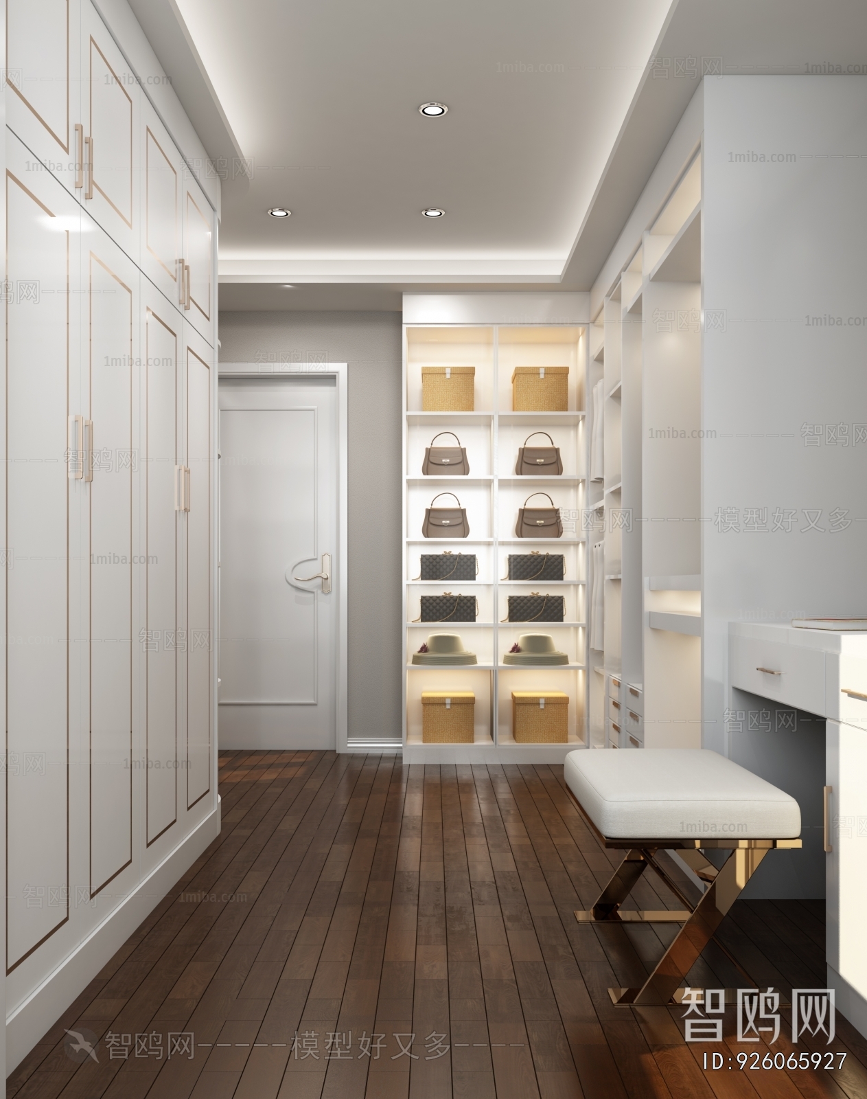 Modern Clothes Storage Area