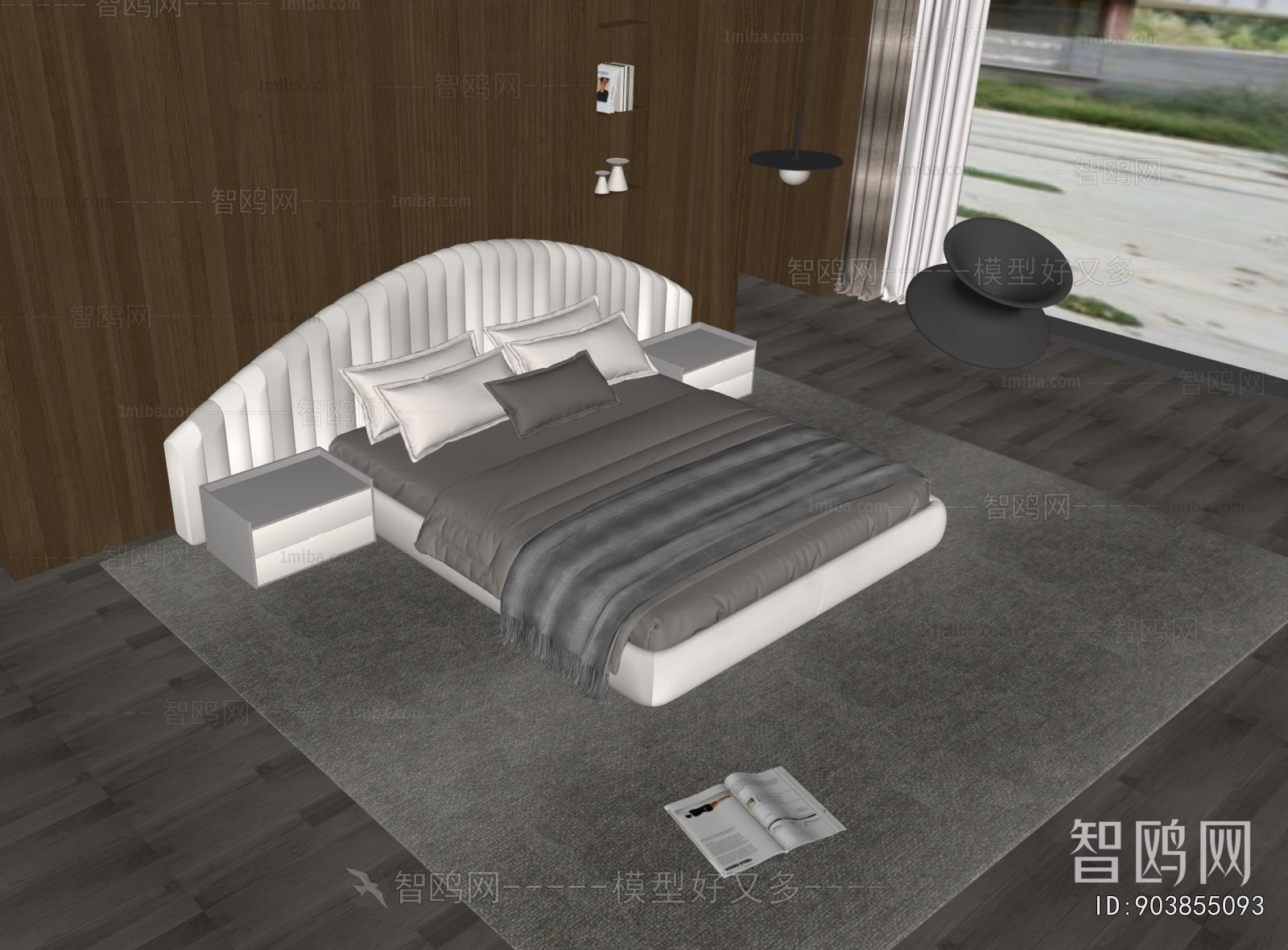 Modern Double Bed