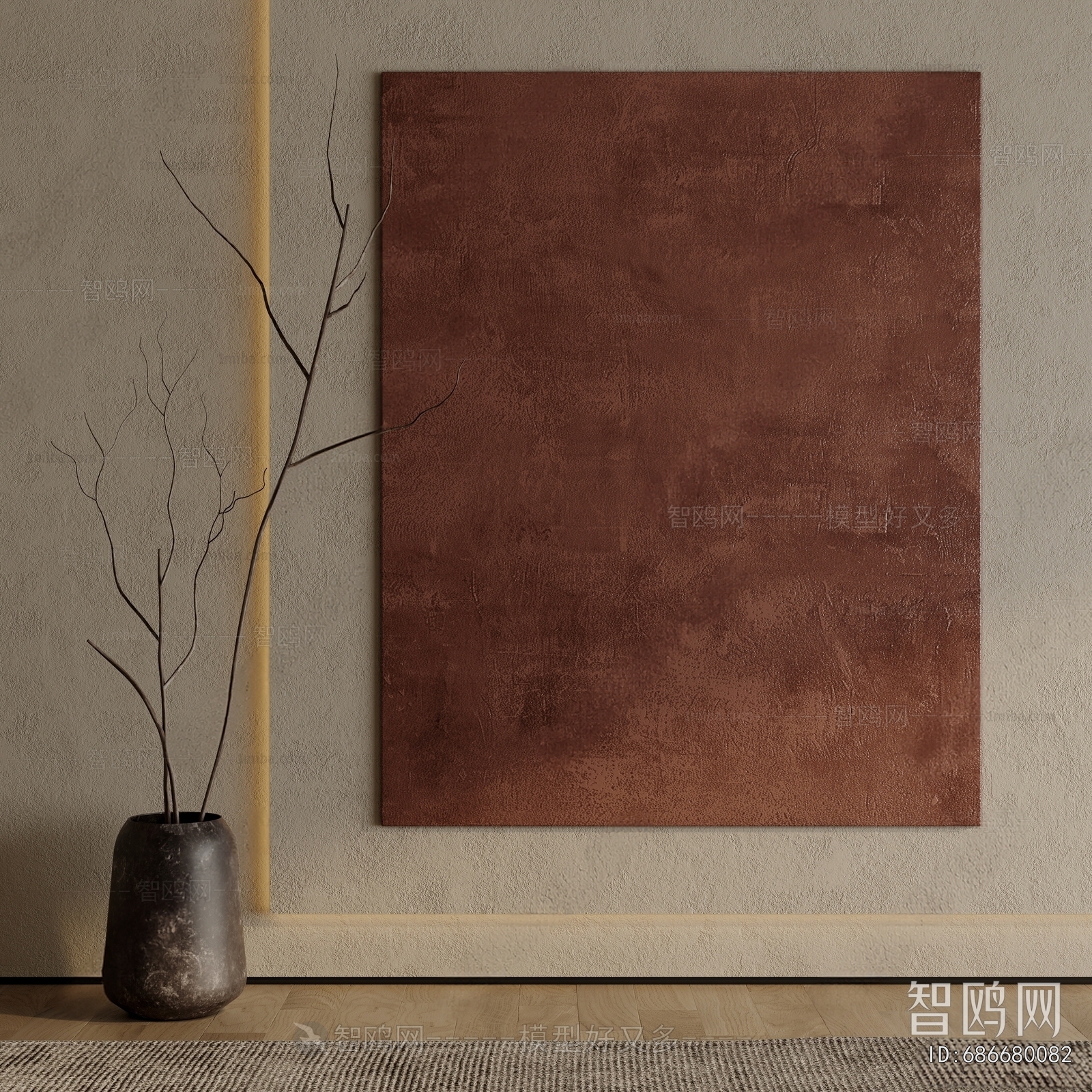 Wabi-sabi Style Painting