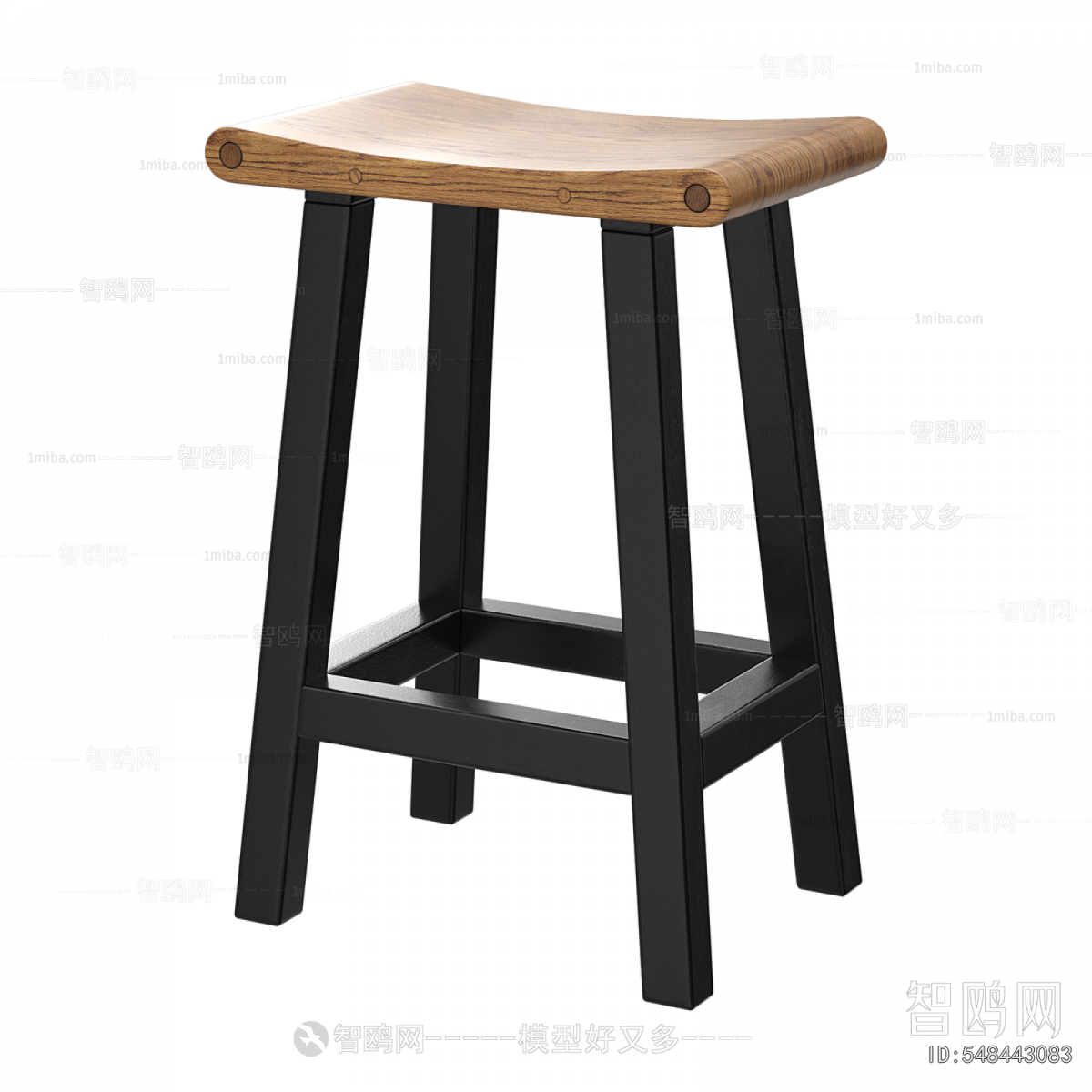 Nordic Style Bar Stool