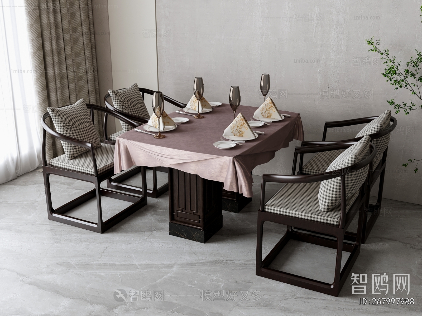 New Chinese Style Dining Table And Chairs